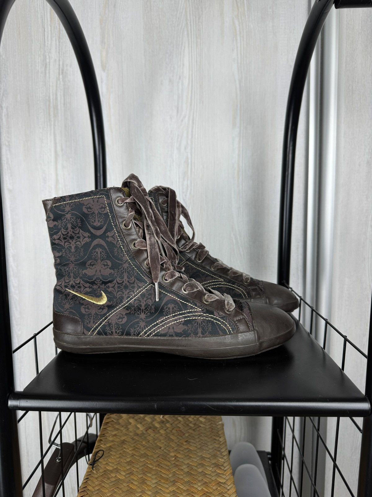 Nike Vintage 2007 Nike Sixton Premium Mid Brown Leather Size 8.5 Size US 8.5 / IT 38.5 - 1 Thumbnail