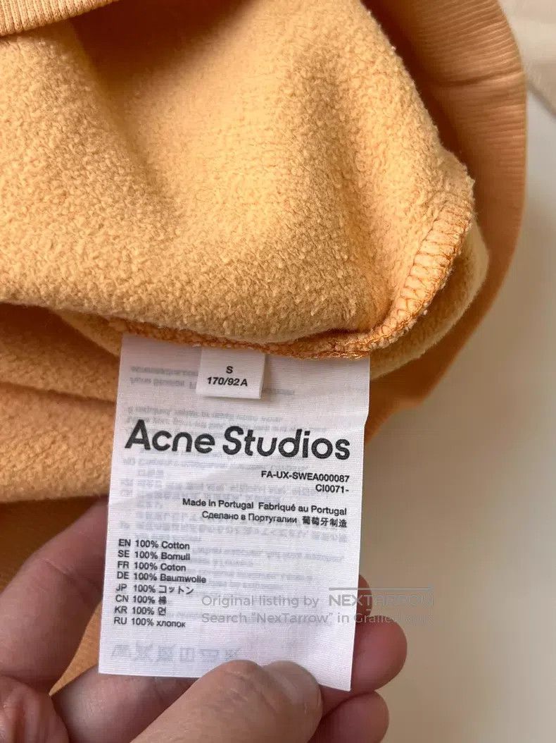 Acne Studios Acne Studios Sweatshirt, Soft Fabric Size US S / EU 44-46 / 1 - 5 Thumbnail