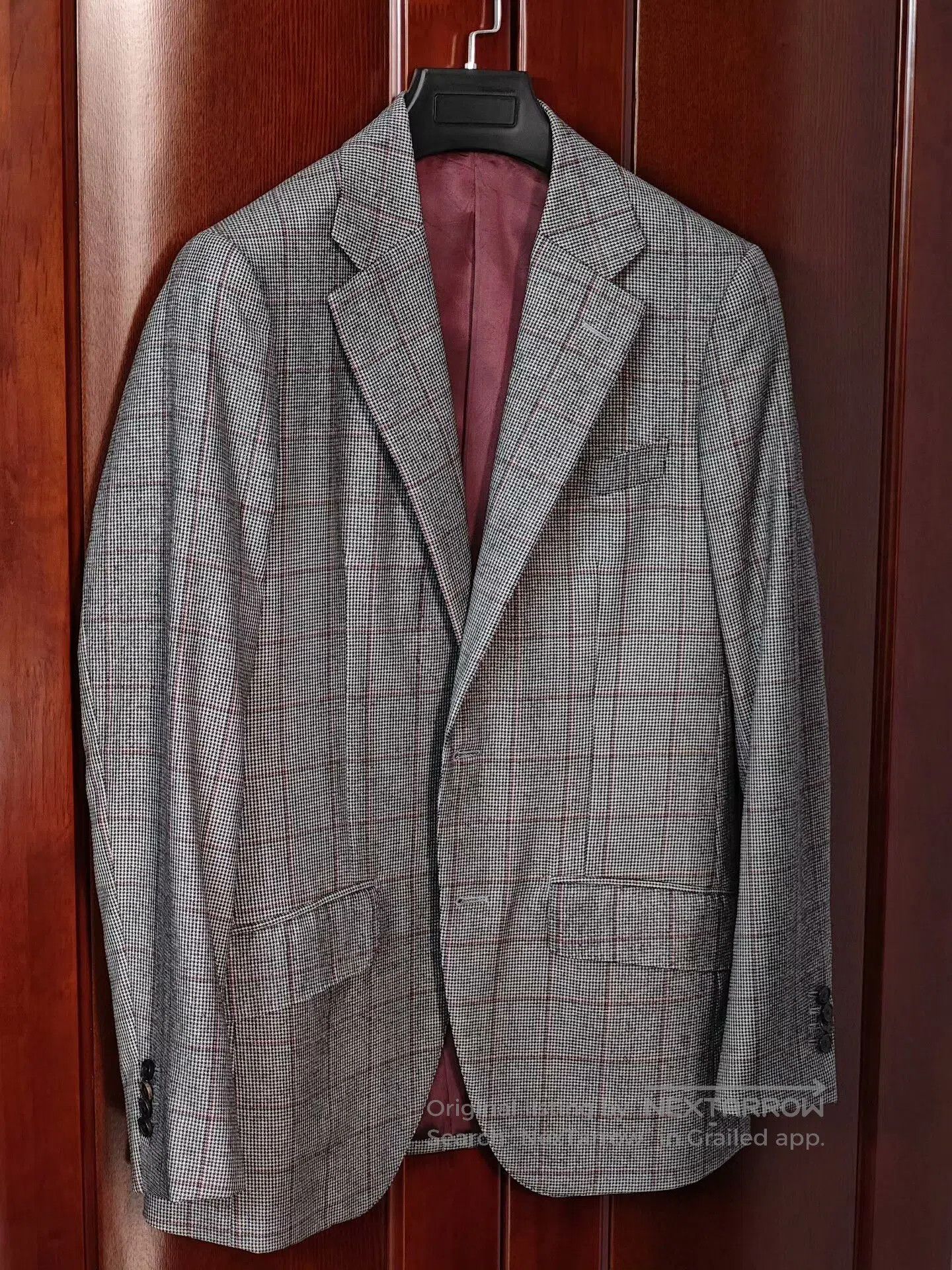 Italian Wool Blended Custom Suit Jacket.