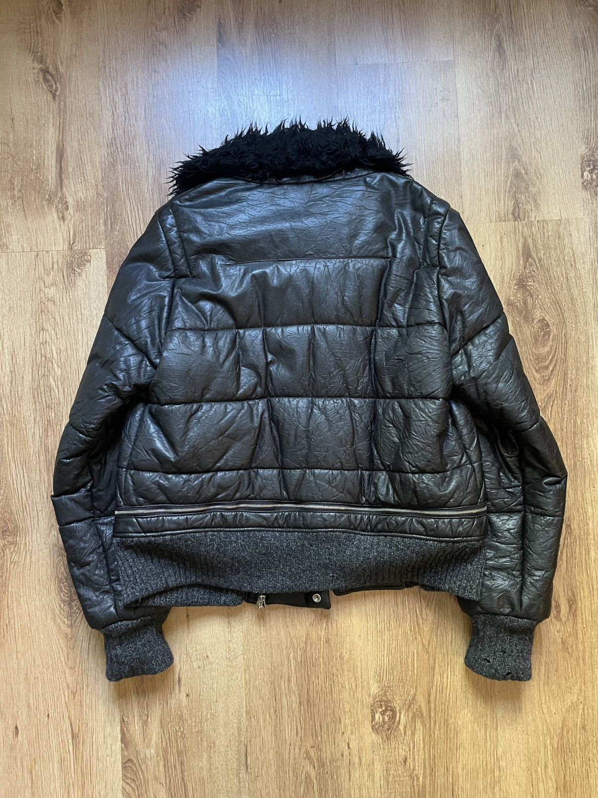 Undercover Undercover AW06 Guruguru Blistered Lamb Leather Jacket Size US M / EU 48-50 / 2 - 2 Thumbnail