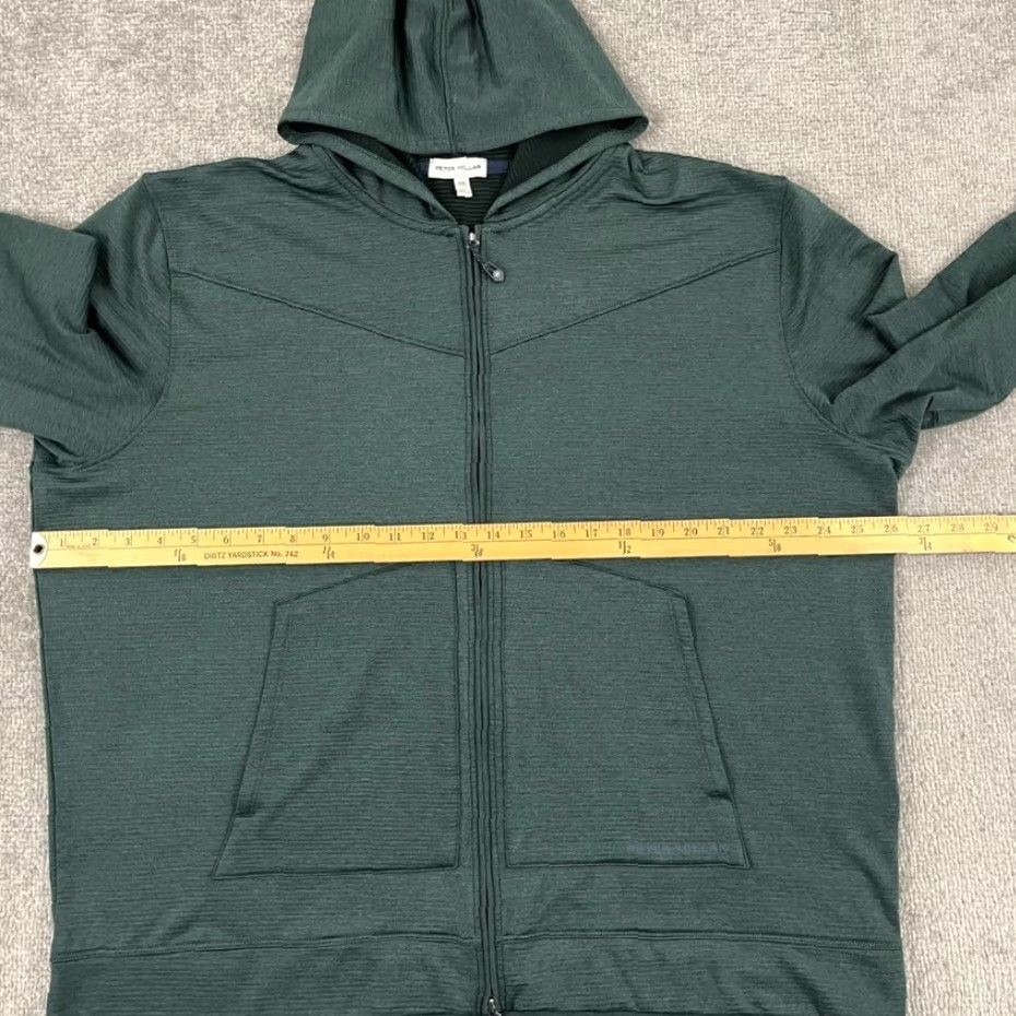 Peter Millar Peter Millar Hoodie Beaumont Mens 2XL Green Golf Performance Crown Sport Zip Size US XXL / EU 58 / 5 - 7 Thumbnail