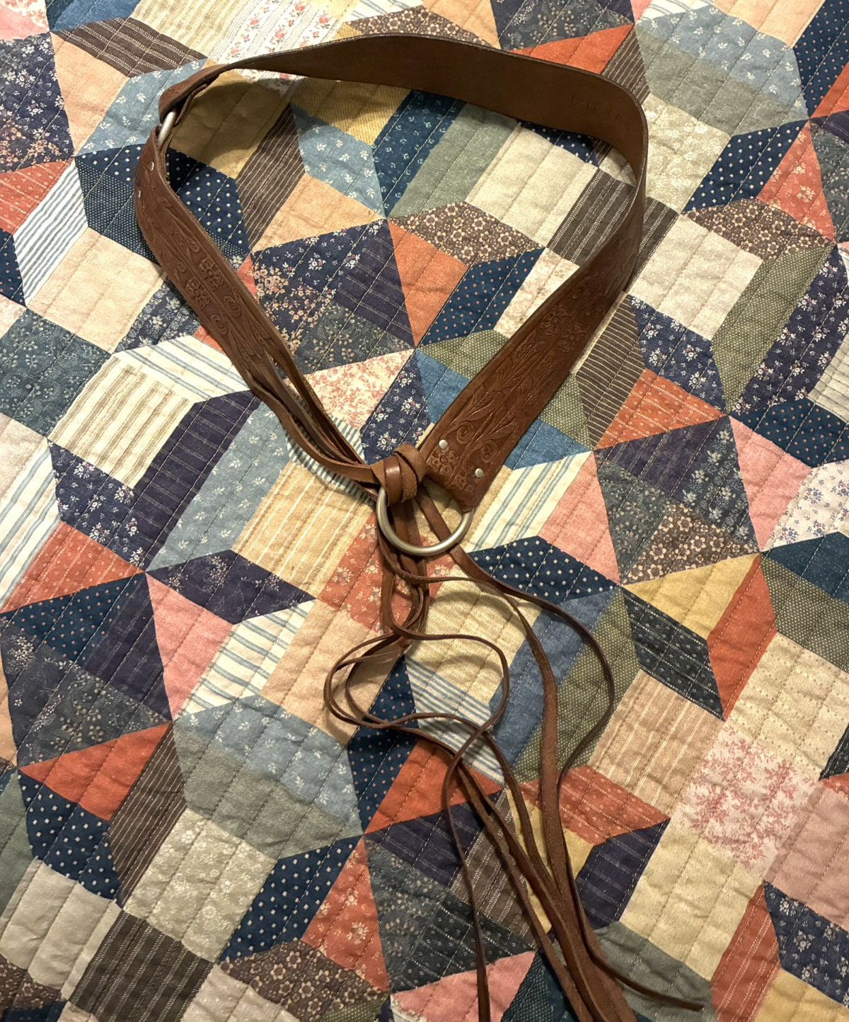 Ralph Lauren RALPH LAUREN WOMEN’S LEATHER BELT- SIZE MEDIUM (30”-36”) Size ONE SIZE - 4 Thumbnail