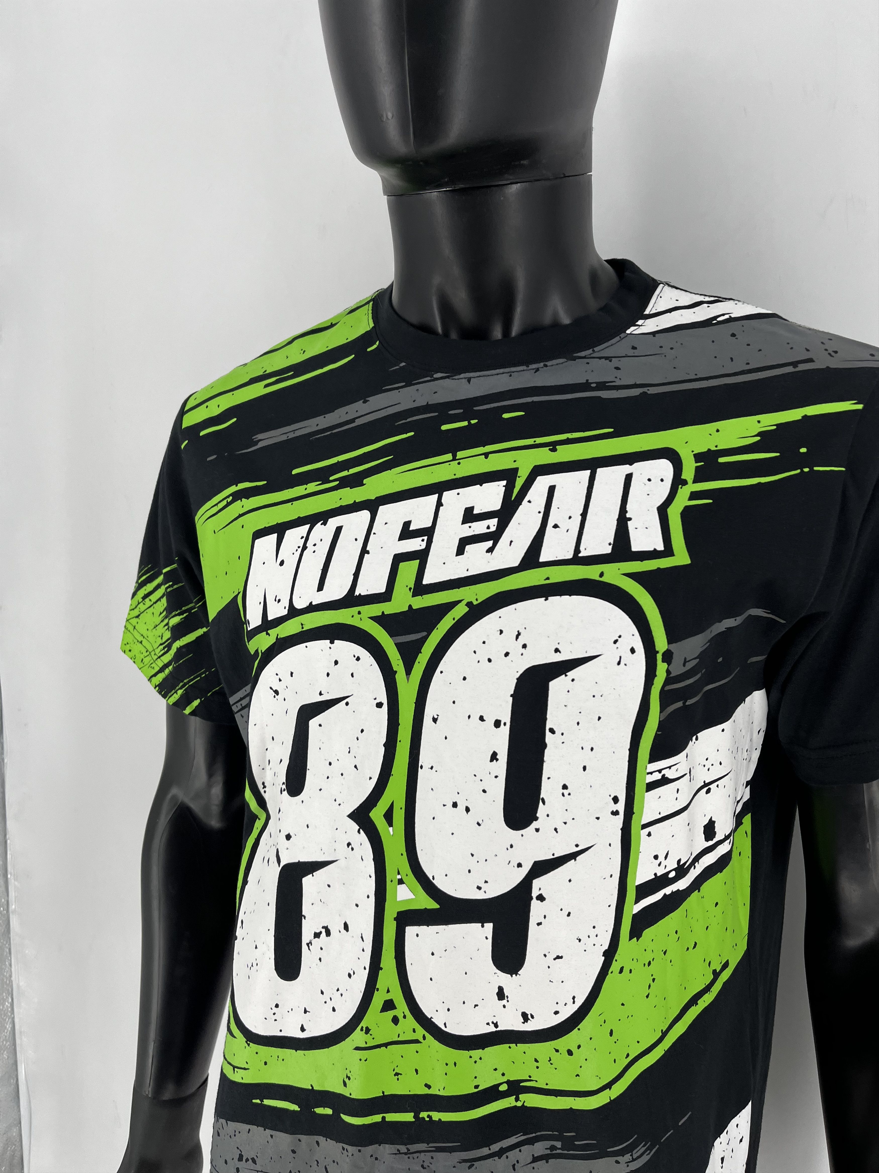 No Fear Y2k Vintage No Fear Overprint Fox Racing Monster Energy Tee Size US M / EU 48-50 / 2 - 6 Thumbnail