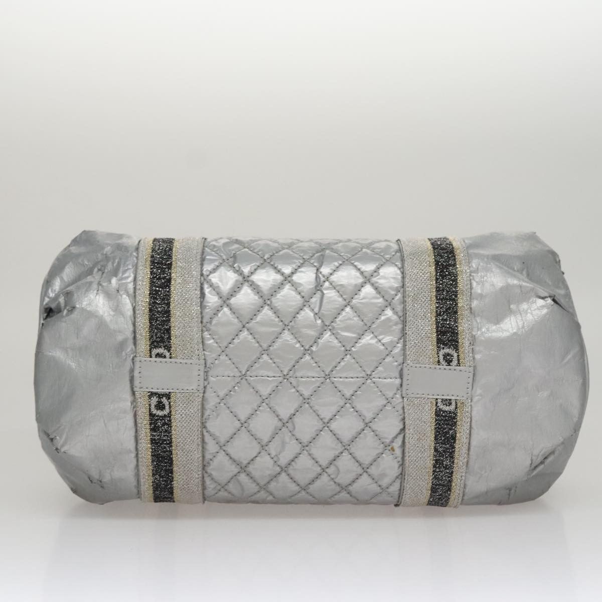 Chanel CHANEL Sports Hand Bag Coated Canvas Silver CC Size ONE SIZE - 9 Thumbnail