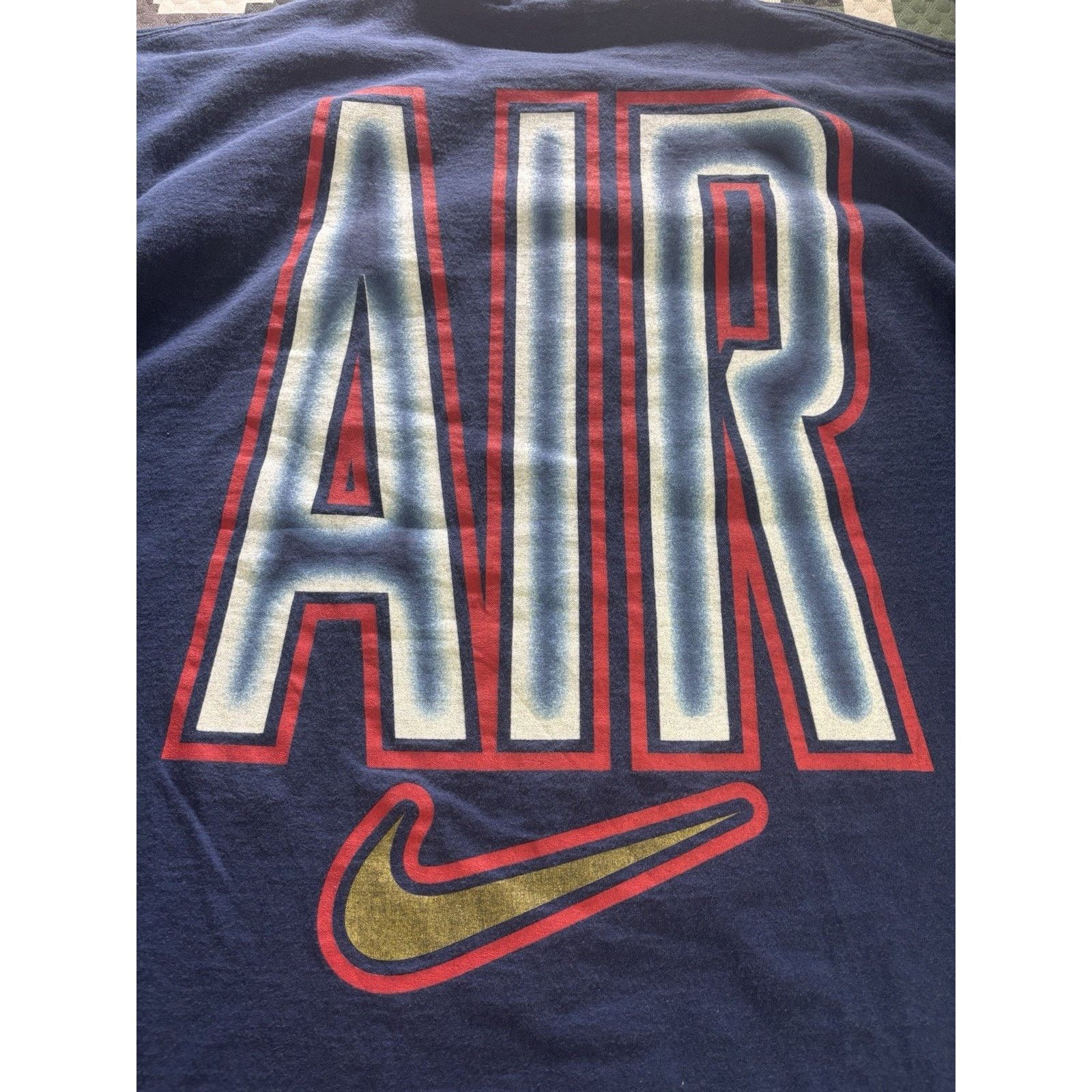 Nike Vintage 90s Nike Air Shirt Men L Rare Center Swoosh Size US L / EU 52-54 / 3 - 5 Thumbnail