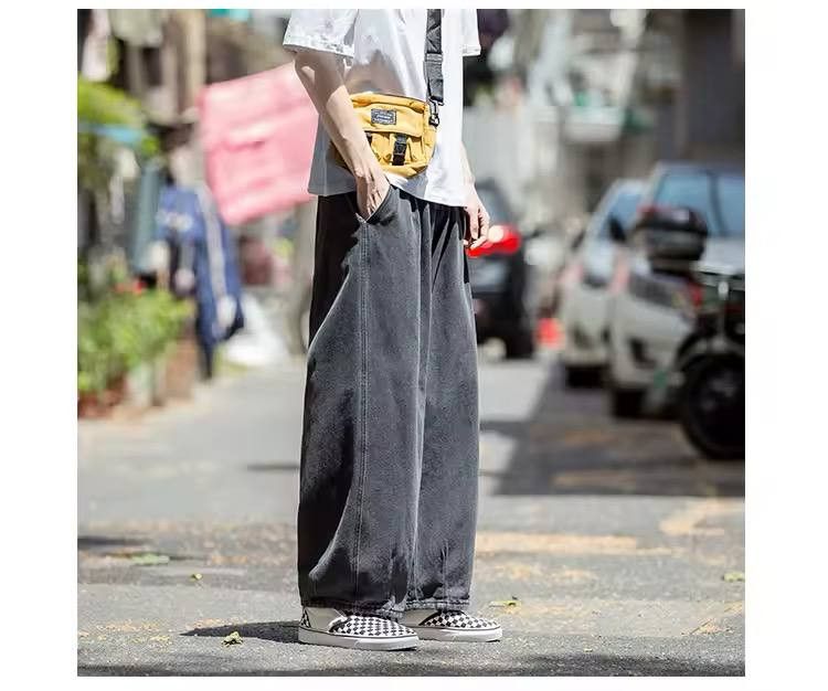 Japanese Brand × Vintage straight baggy jeans Size US 36 / EU 52 - 1 Thumbnail
