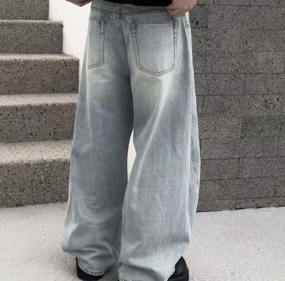 Other Grey OEM distressed denims Size US 30 / EU 46 - 2 Thumbnail