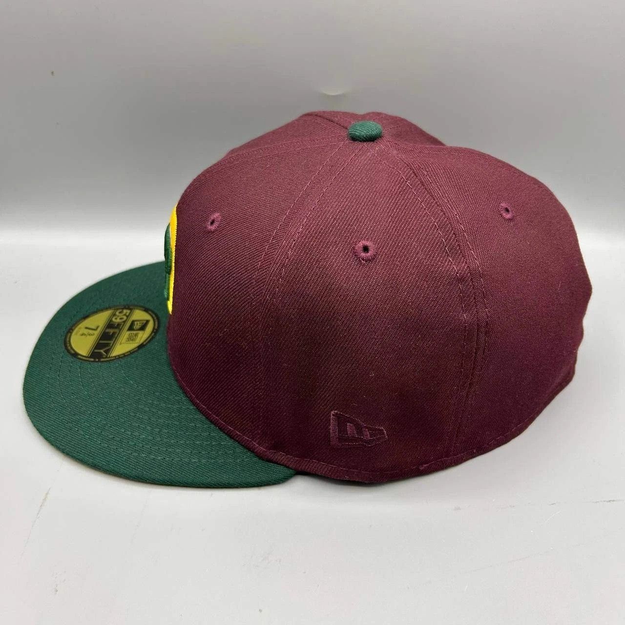 New Era Chicago Cubs Hat Men 7 3/4 Red Green MLB Fitted Cap New Size ONE SIZE - 2 Thumbnail