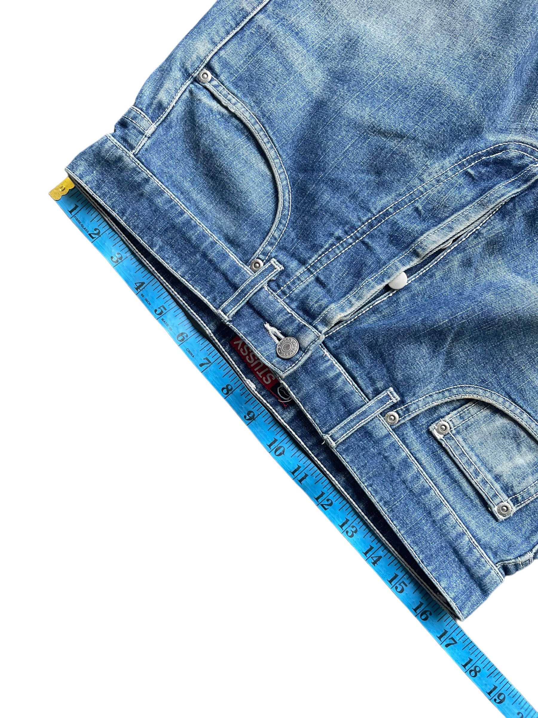 Stussy A/W Vintage Stussy Works Distresed Denim Size US 33 - 6 Thumbnail