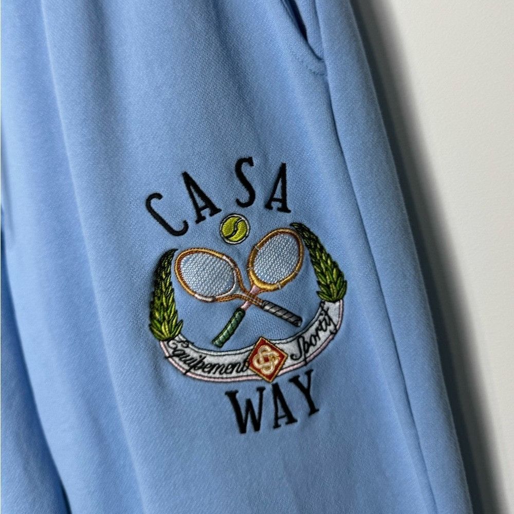 Casablanca Casablanca Tennis Club Sweatpants Sky Blue Men’s Size Large Size US 36 / EU 52 - 3 Thumbnail