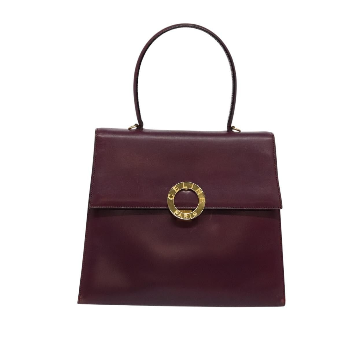 Celine Celine Circle Logo Handbag Leather Size ONE SIZE - 1 Thumbnail