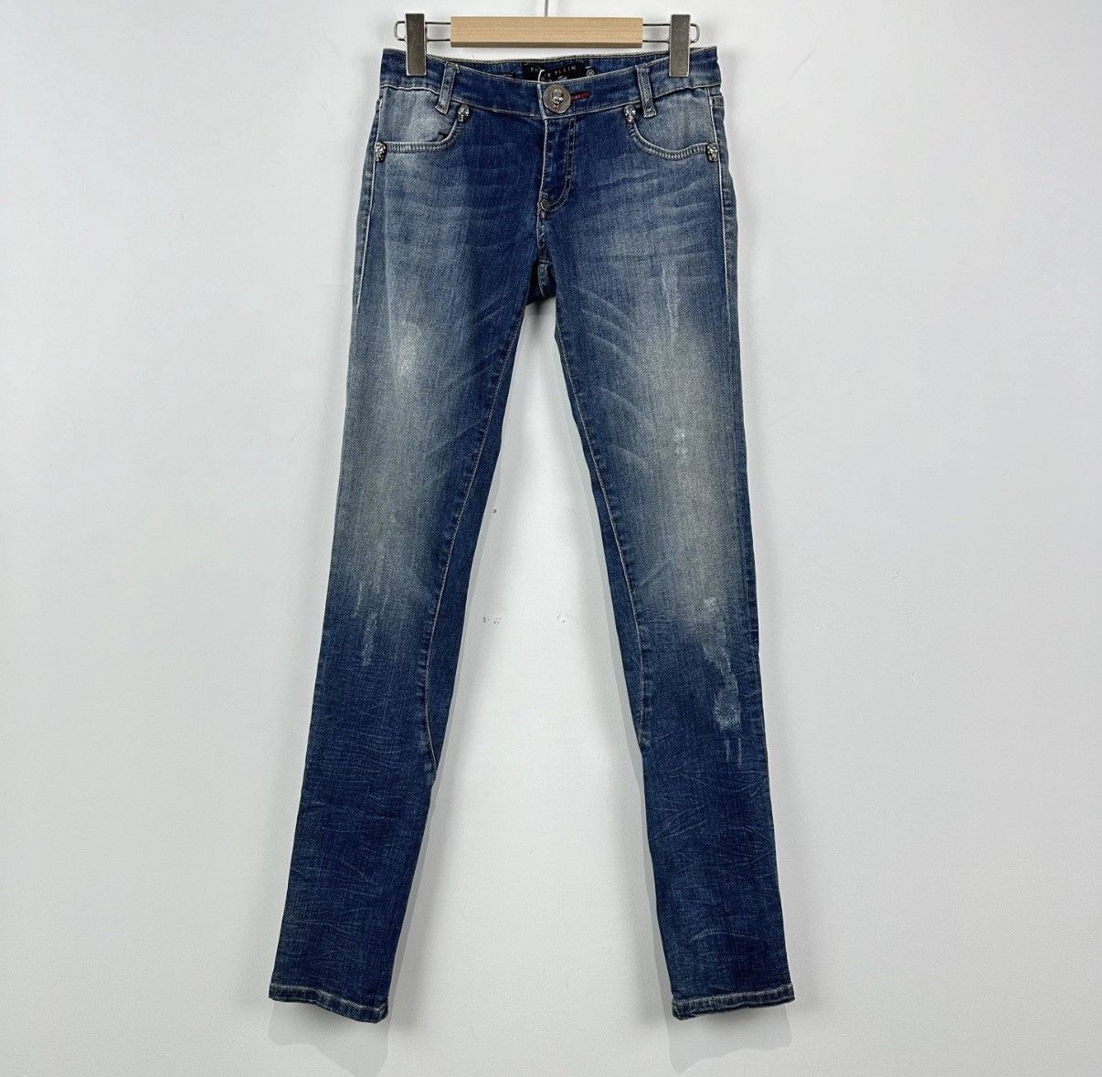 Philipp Plein Philipp Plein Blue Jeans J42 Size 26" / US 2 / IT 38 - 1 Thumbnail