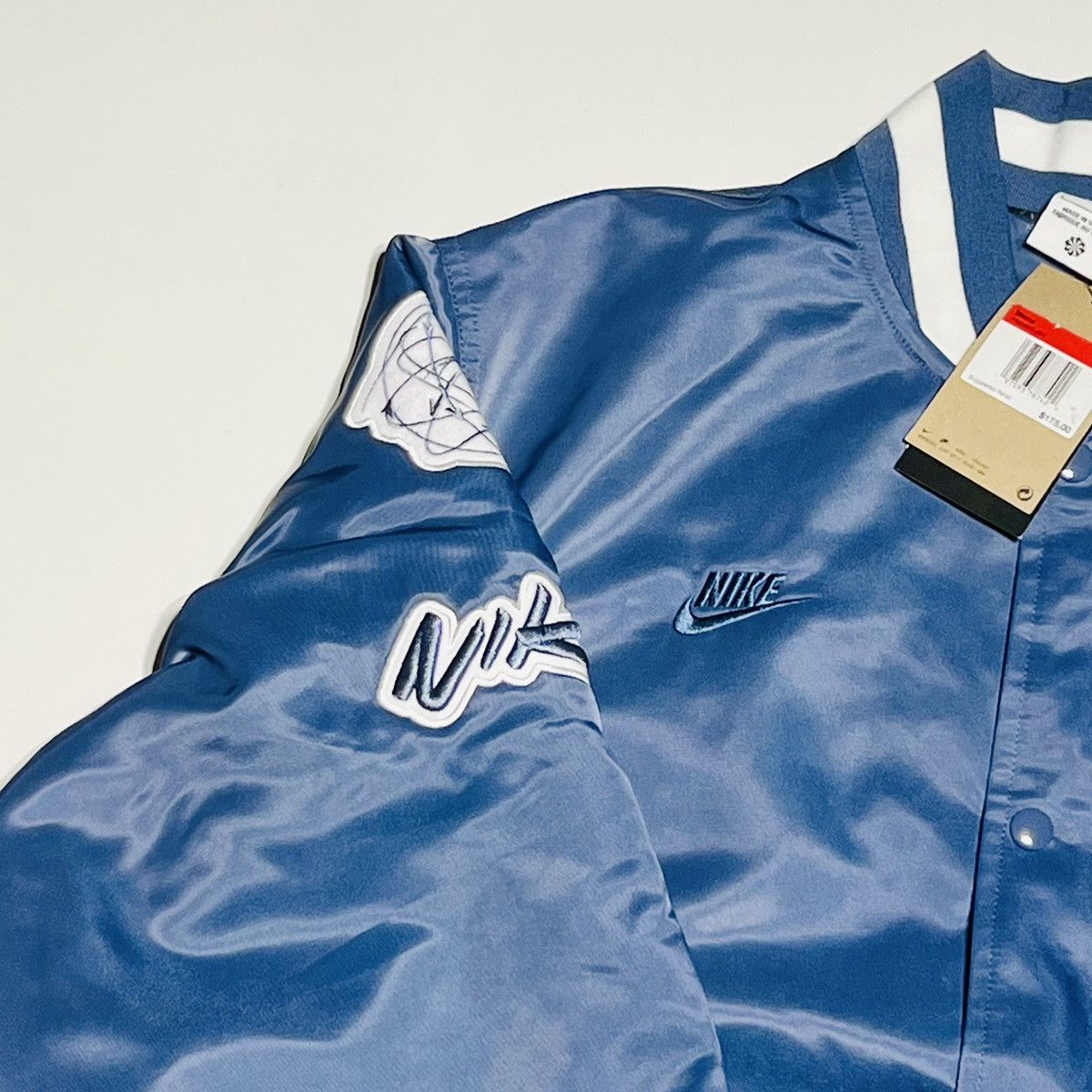 Nike Nike USA Dugout Breaking Satin Jacket Blue / Navy FN9460-491 Size US L / EU 52-54 / 3 - 5 Thumbnail