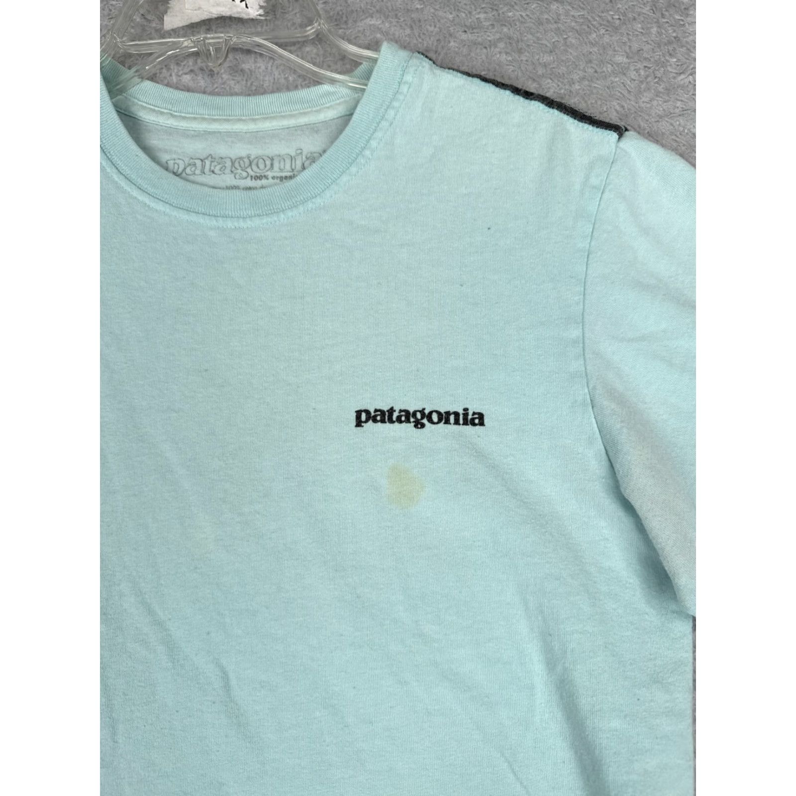 Patagonia Patagonia Shirt Mens XS Blue Climber Short Sleeve Crew Neck Cotton Logo Size US XS / EU 42 / 0 - 6 Thumbnail