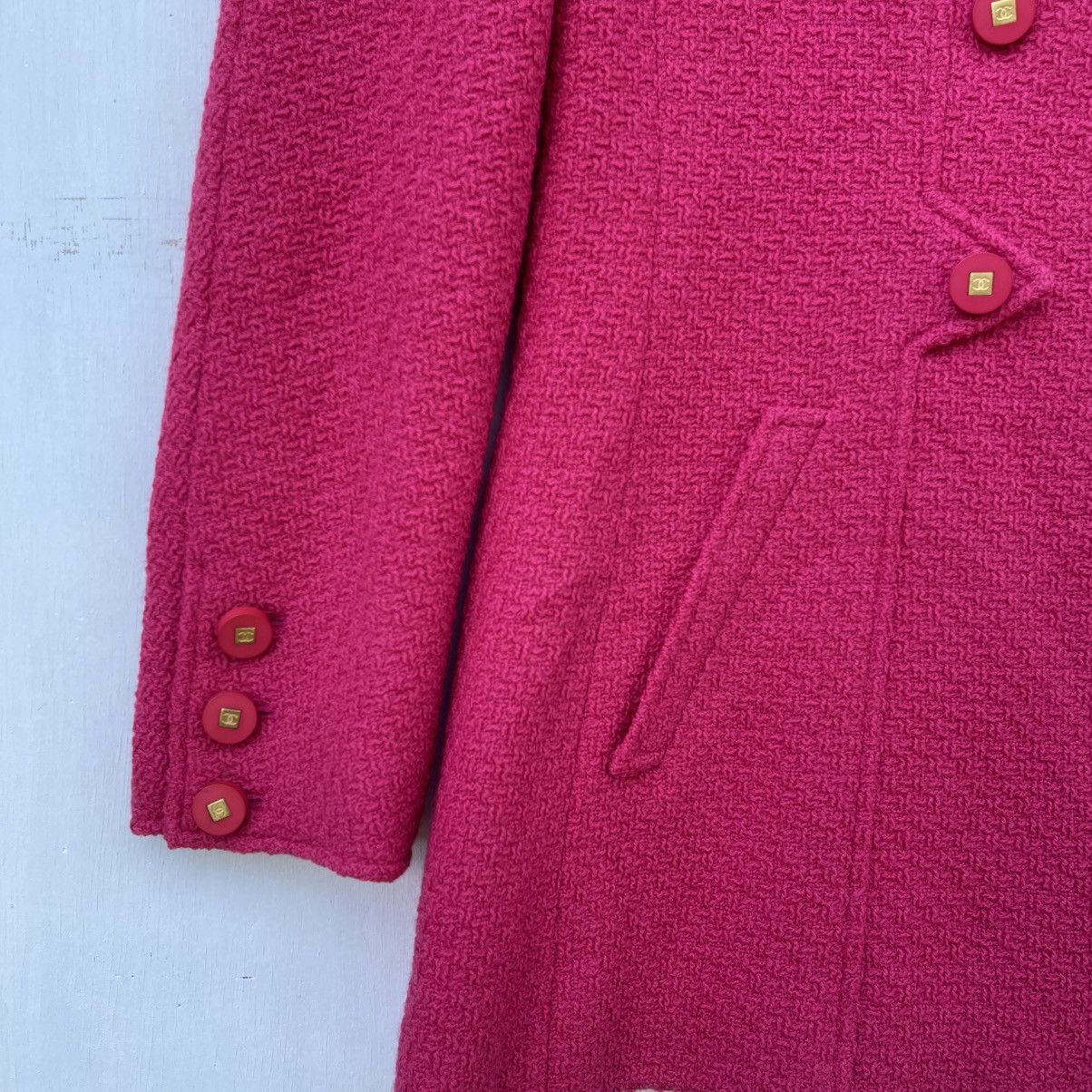 Chanel Chanel Pink Wool Blazer Button Ladies Size XS / US 0-2 / IT 36-38 - 6 Thumbnail