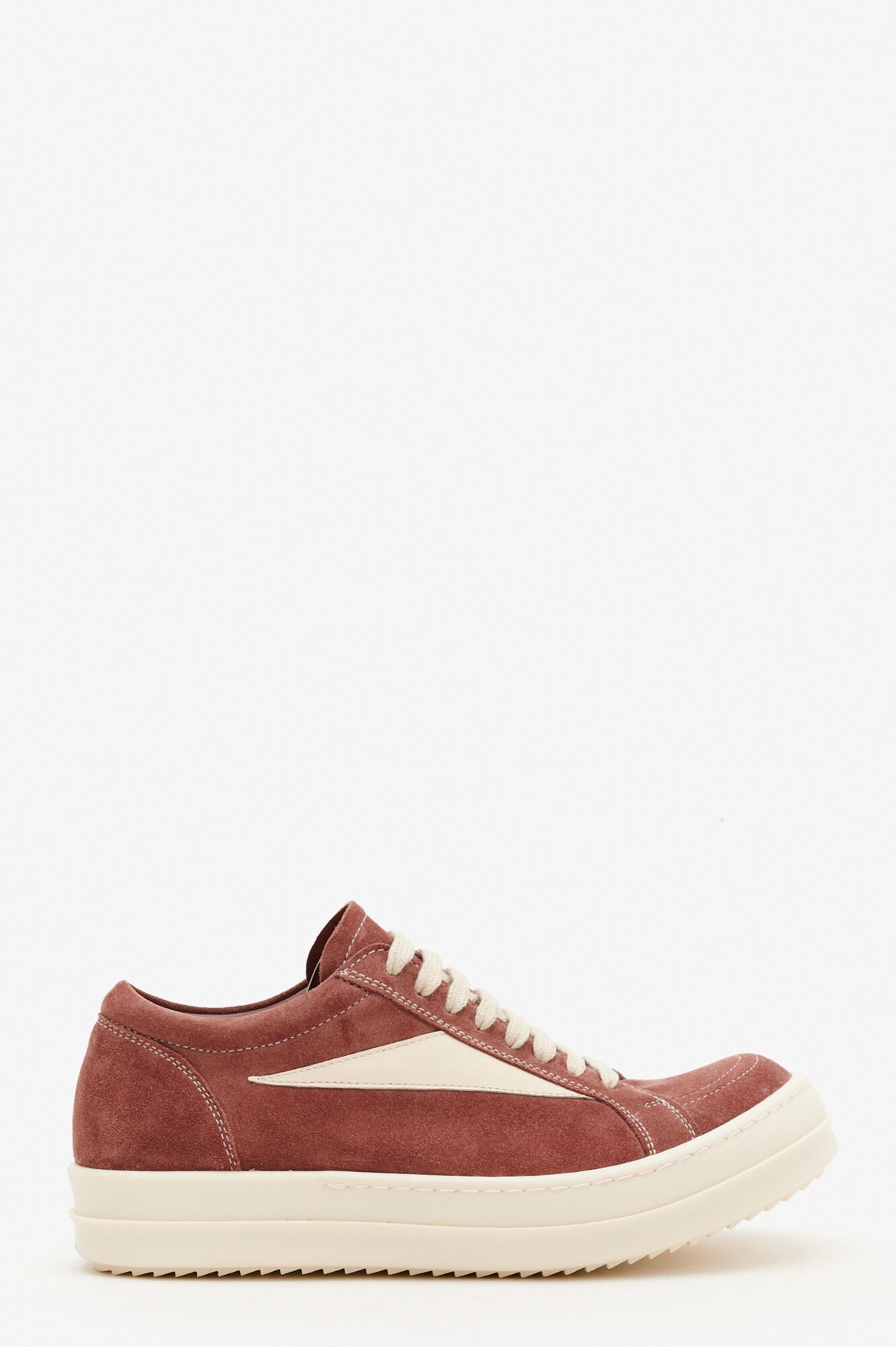 Rick Owens Rick Owens Vintage Suede Sneaker (Clay/Milk) Size US 11 / IT 41 - 3 Thumbnail