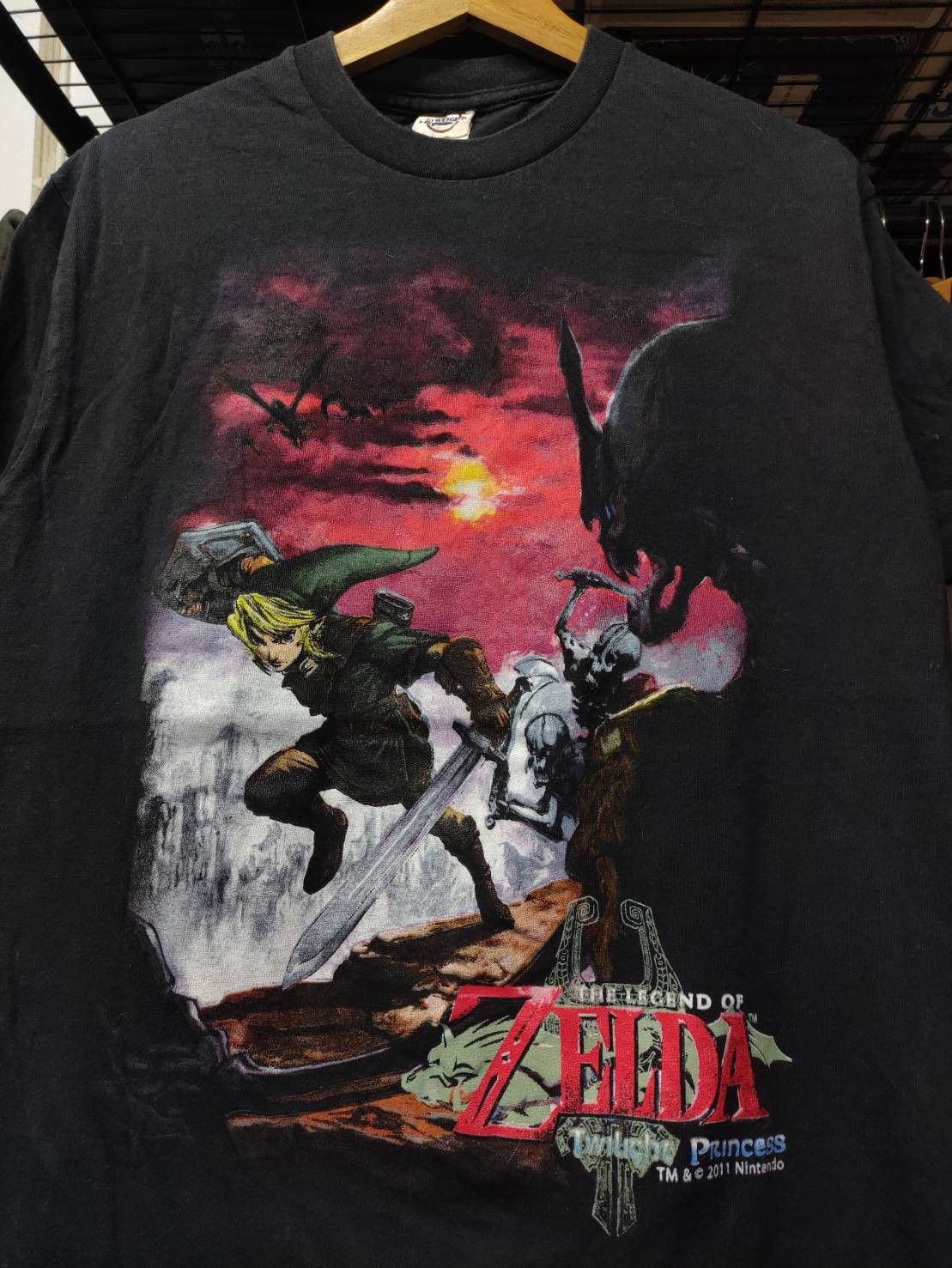 Nintendo Vtg The Legend Of Zelda " Twilight Princess " 2011 T-Shirt Size US M / EU 48-50 / 2 - 1 Thumbnail