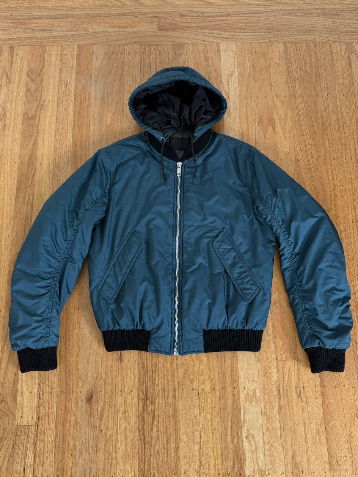 Prada Prada AW18 Hooded Bomber Jacket Size US M / EU 48-50 / 2 - 1 Thumbnail