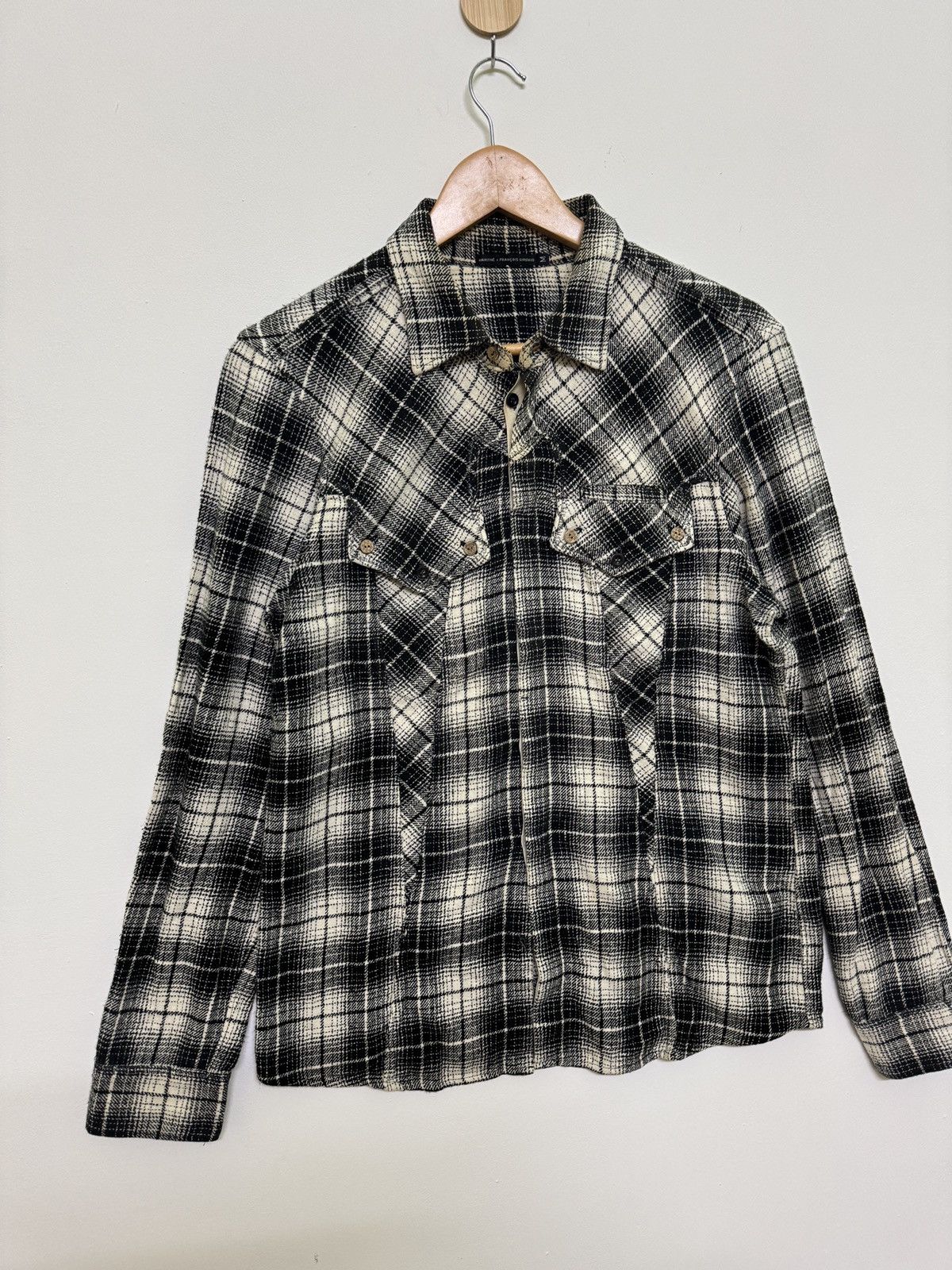 Marithe + Francois Girbaud FLANNEL MARITHE FRANCOIS GIRBAUD PLAID BUTTON UP Size US S / EU 44-46 / 1 - 3 Thumbnail