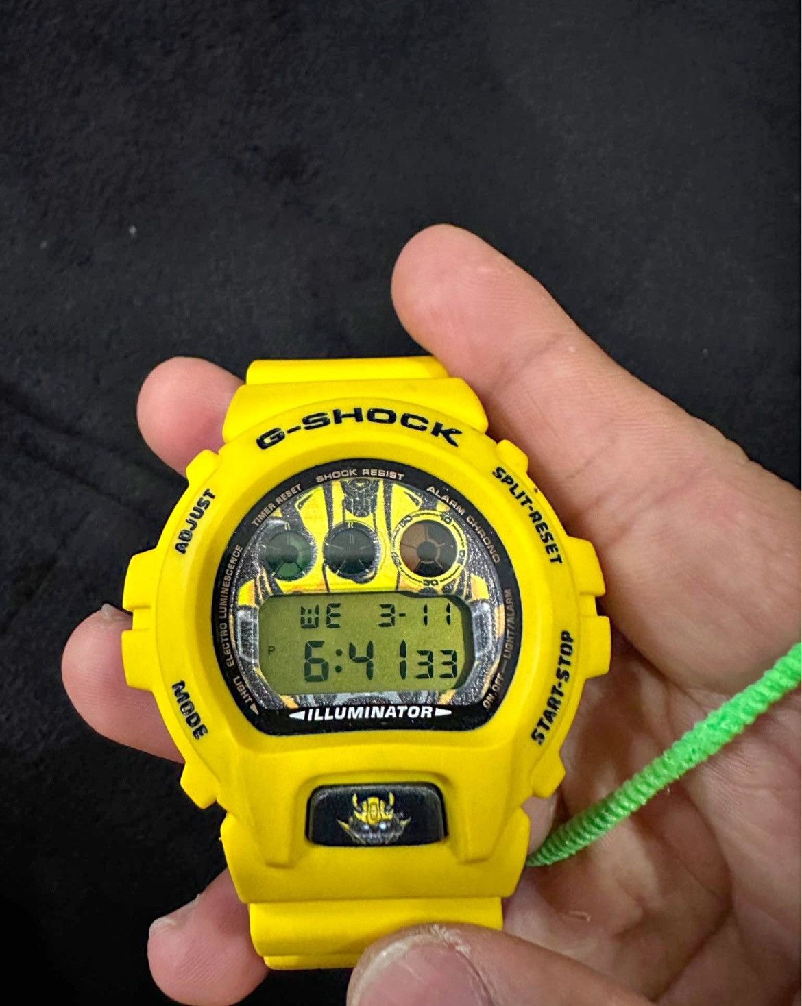 G Shock CUSTOM G-Shock Bumble Bee Transformers DW6900 Watch Size ONE SIZE - 1 Thumbnail