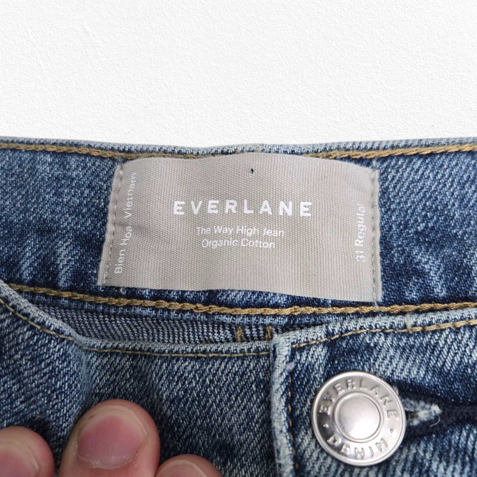 Everlane Everlane The Way High Straight Crop Jeans Size 31 Size 31" - 4 Thumbnail