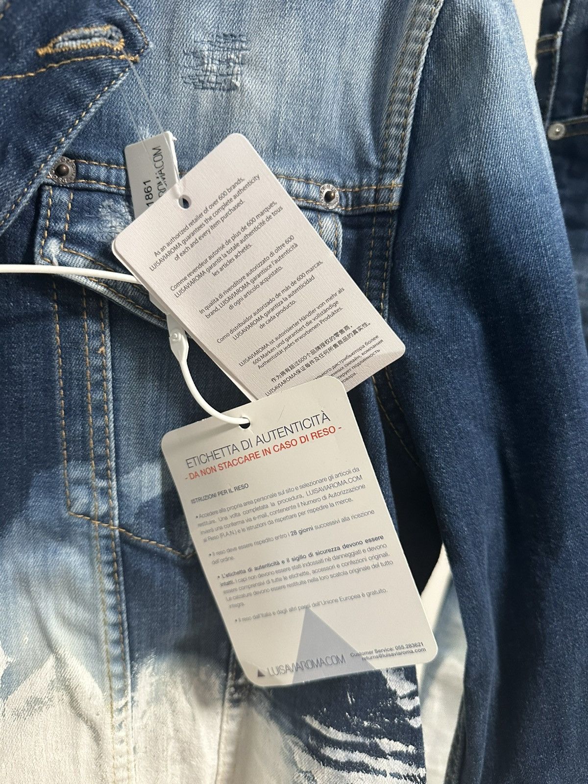 Dsquared2 DSquared2 Denim Painters Denim Jacket Size US L / EU 52-54 / 3 - 8 Thumbnail