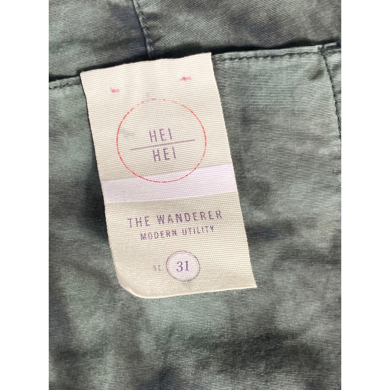 Other Womens Cargo Pants Size 31 Green Comfortable Size 31" - 4 Thumbnail