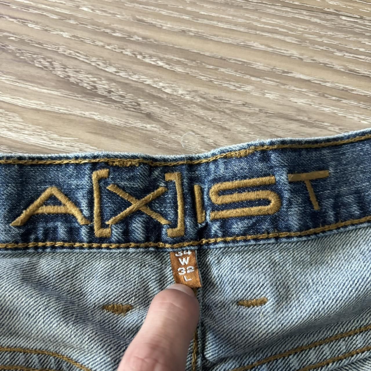 Vintage Crazy Vintage Y2K/2000s Baggy Grunge Dark Wash Essential Denim Jeans! 34x32 Size US 34 / EU 50 - 8 Thumbnail