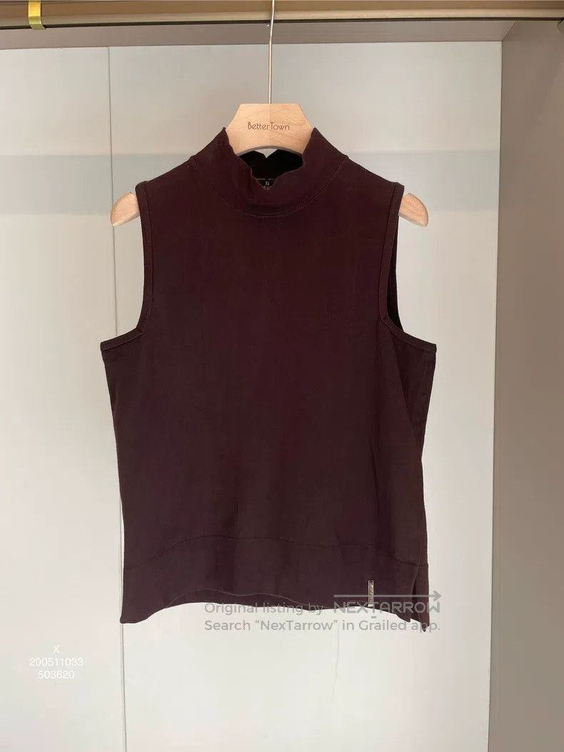 Fendi Fendi Jujube red cotton vest Size US S / EU 44-46 / 1 - 1 Thumbnail