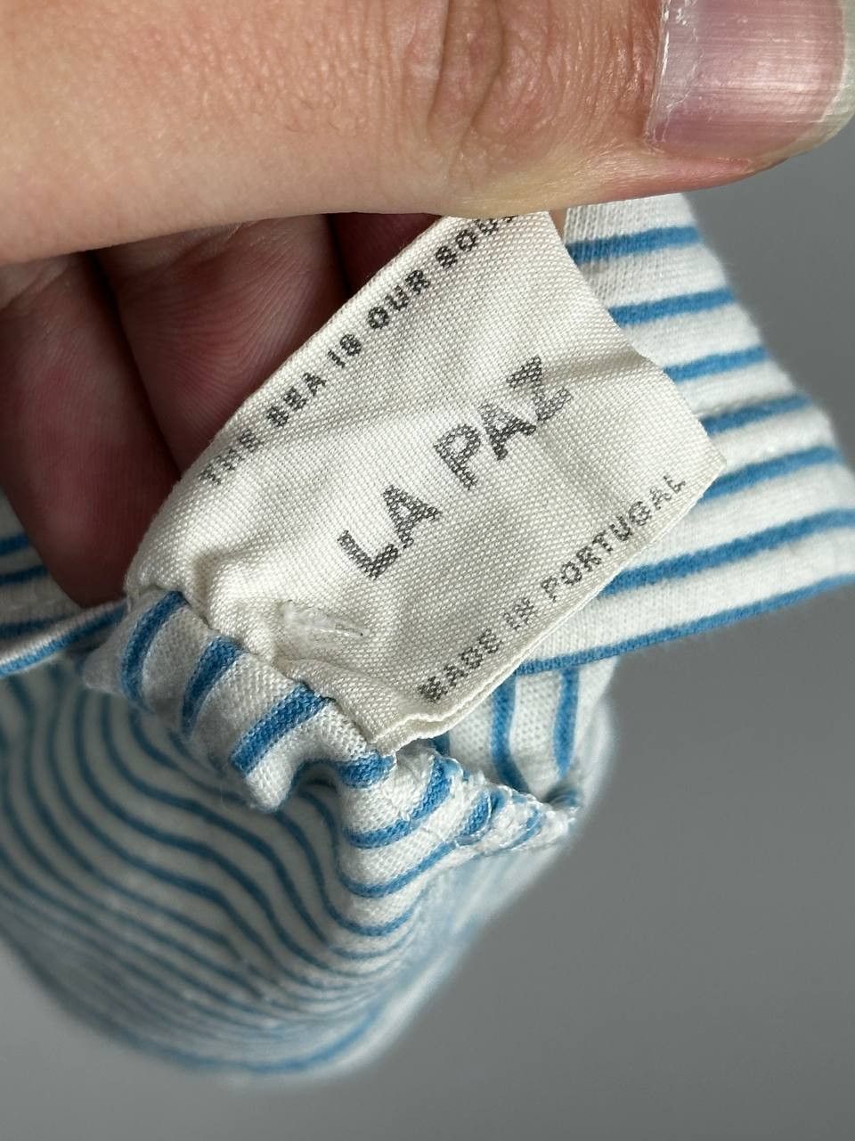 La Paz Luxury La Paz Organic Cotton Striped Polo T Shirt Size US M / EU 48-50 / 2 - 7 Thumbnail