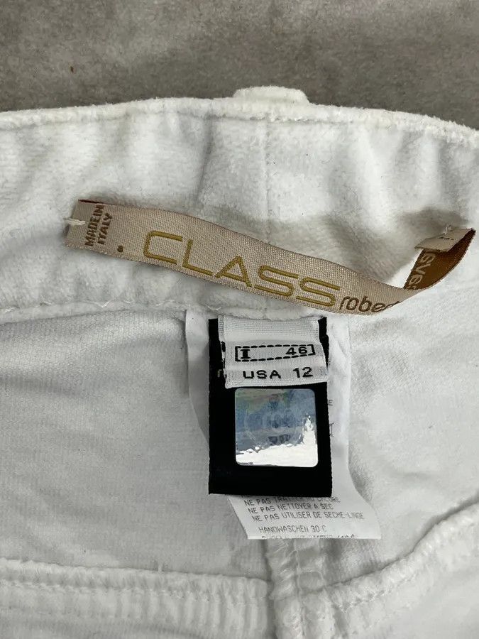 Roberto Cavalli 2000s Roberto Cavalli White Fur Effect Cozy Pants Size US 30 / EU 46 - 10 Thumbnail