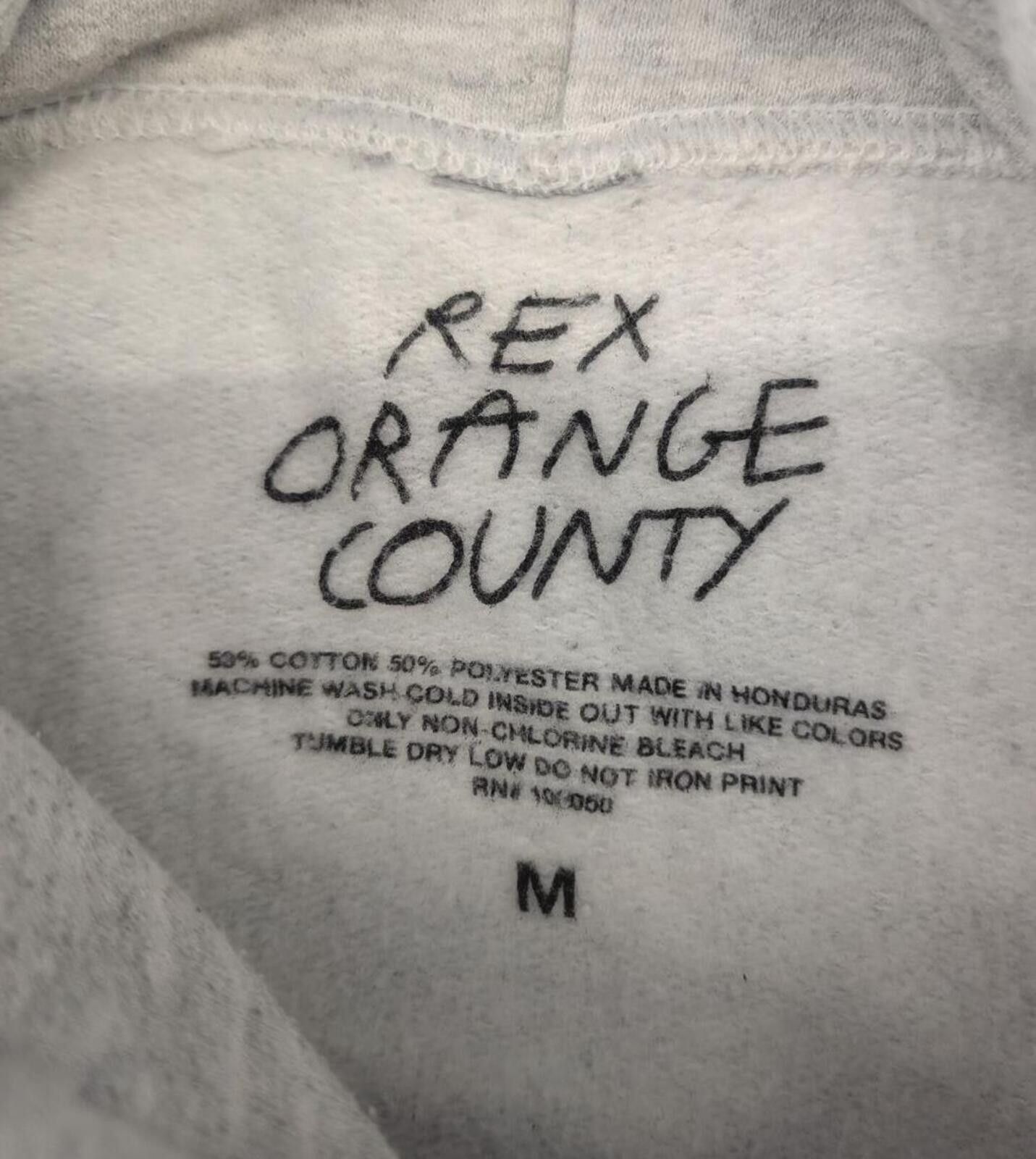 Supreme Rex Orange County Pony Tour Concert Gray Hoodie Size US M / EU 48-50 / 2 - 4 Thumbnail