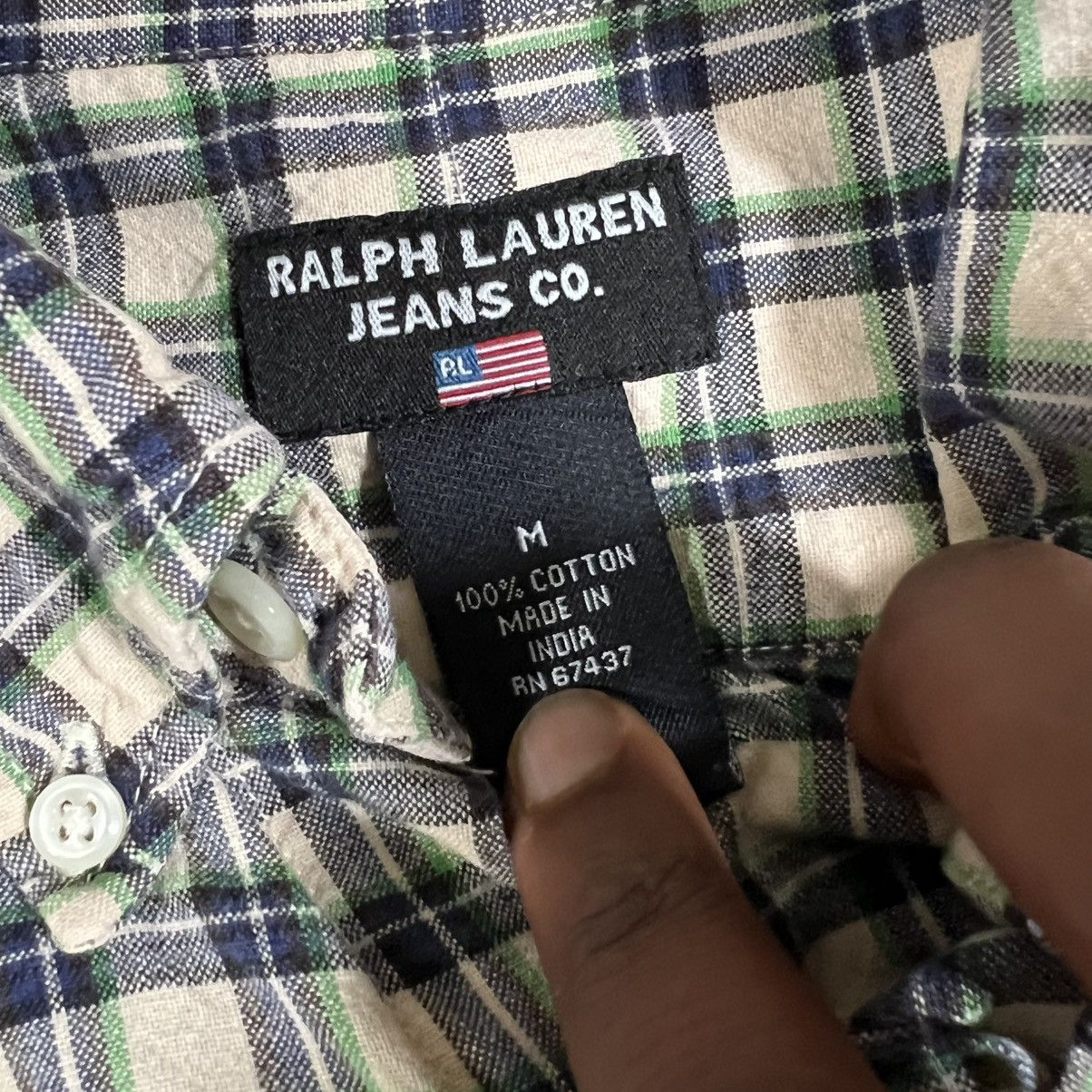 Polo Ralph Lauren Ralph Lauren Jeans Co Shirt Check Plaid Flannel Long Sleeve Size US M / EU 48-50 / 2 - 5 Thumbnail