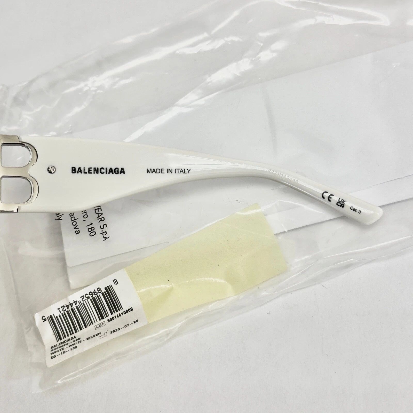 Balenciaga BALENCIAGA BB0287S DYNASTY XL 0287 White Fashion 006 Size ONE SIZE - 2 Thumbnail