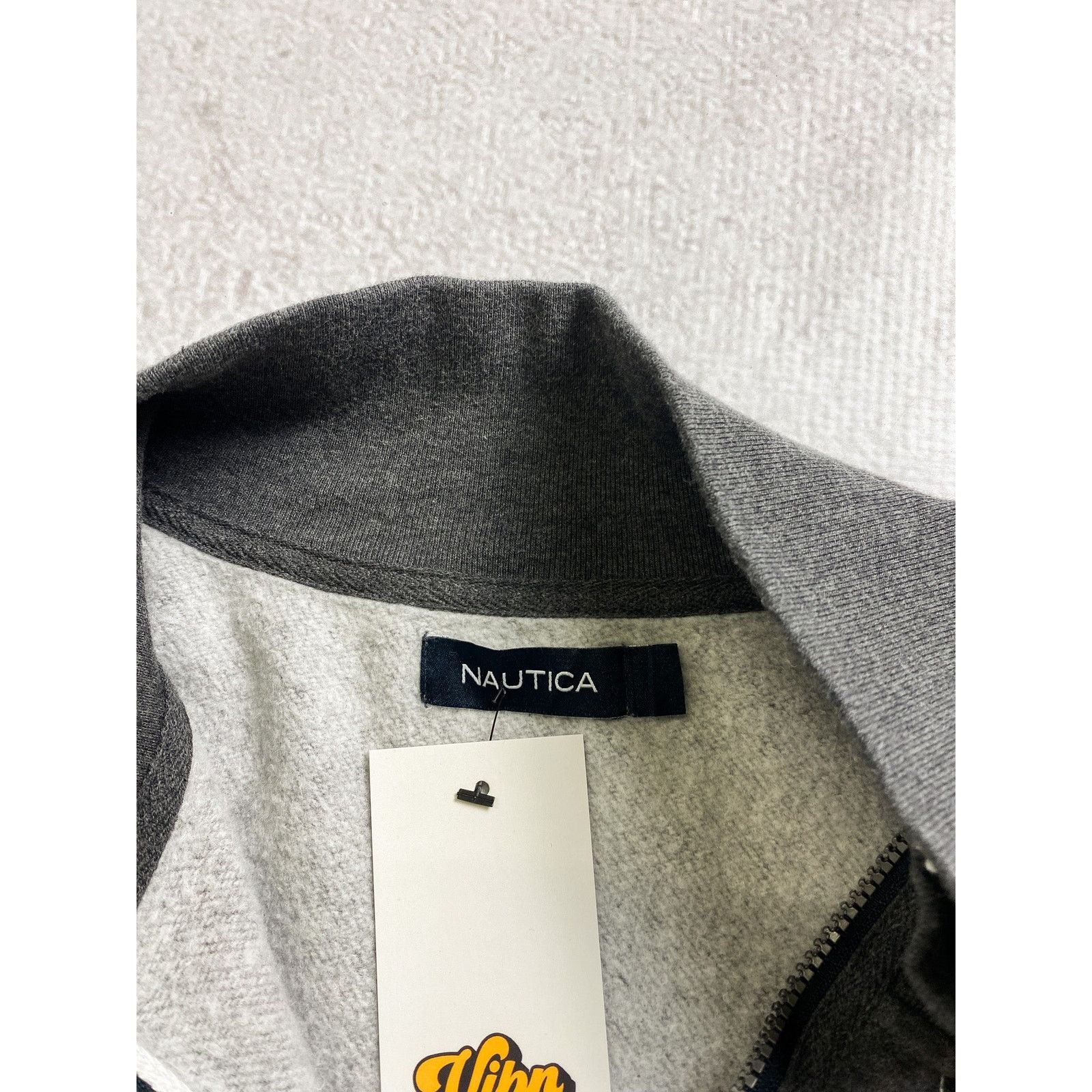 Nautica Vintage 00s Nautica Grey 1/4 Zip Sweatshirt - Men's 3XL Size US XXL / EU 58 / 5 - 3 Thumbnail