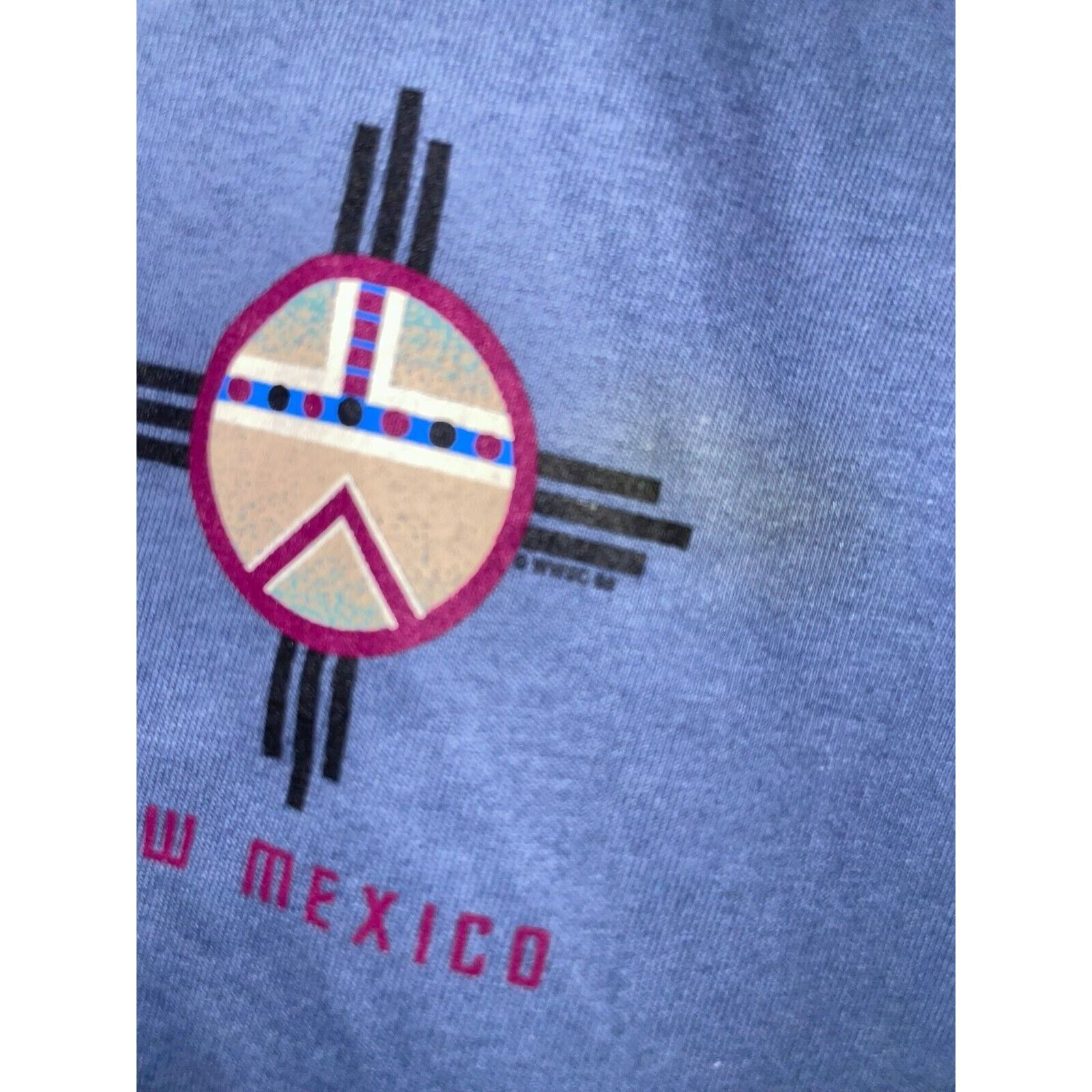 Anvil 90s NM New Mexico State Blue Shirt Tee VTG L Large 1990s Size US L / EU 52-54 / 3 - 4 Thumbnail