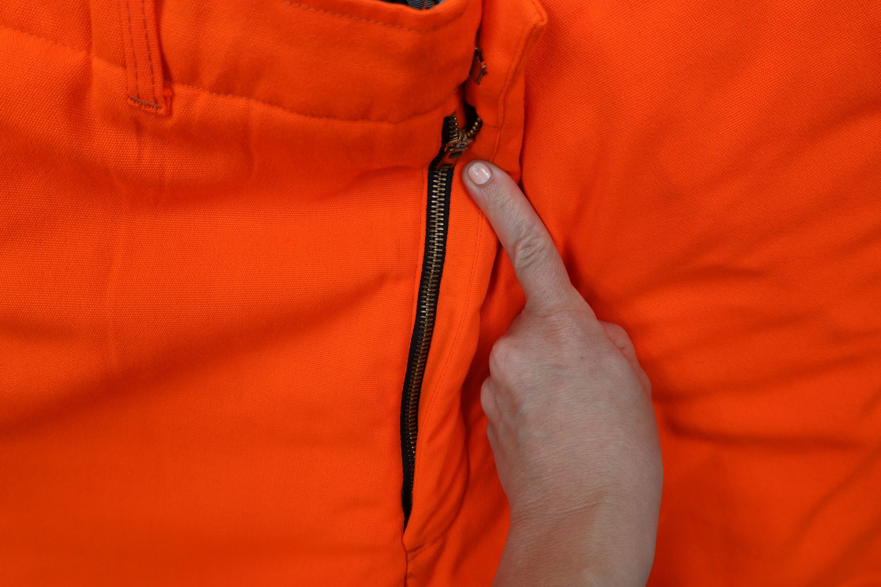 Vintage Vintage 60s 70s Winter Hunting Joggers Pants Blaze Orange Size US 38 / EU 54 - 8 Thumbnail