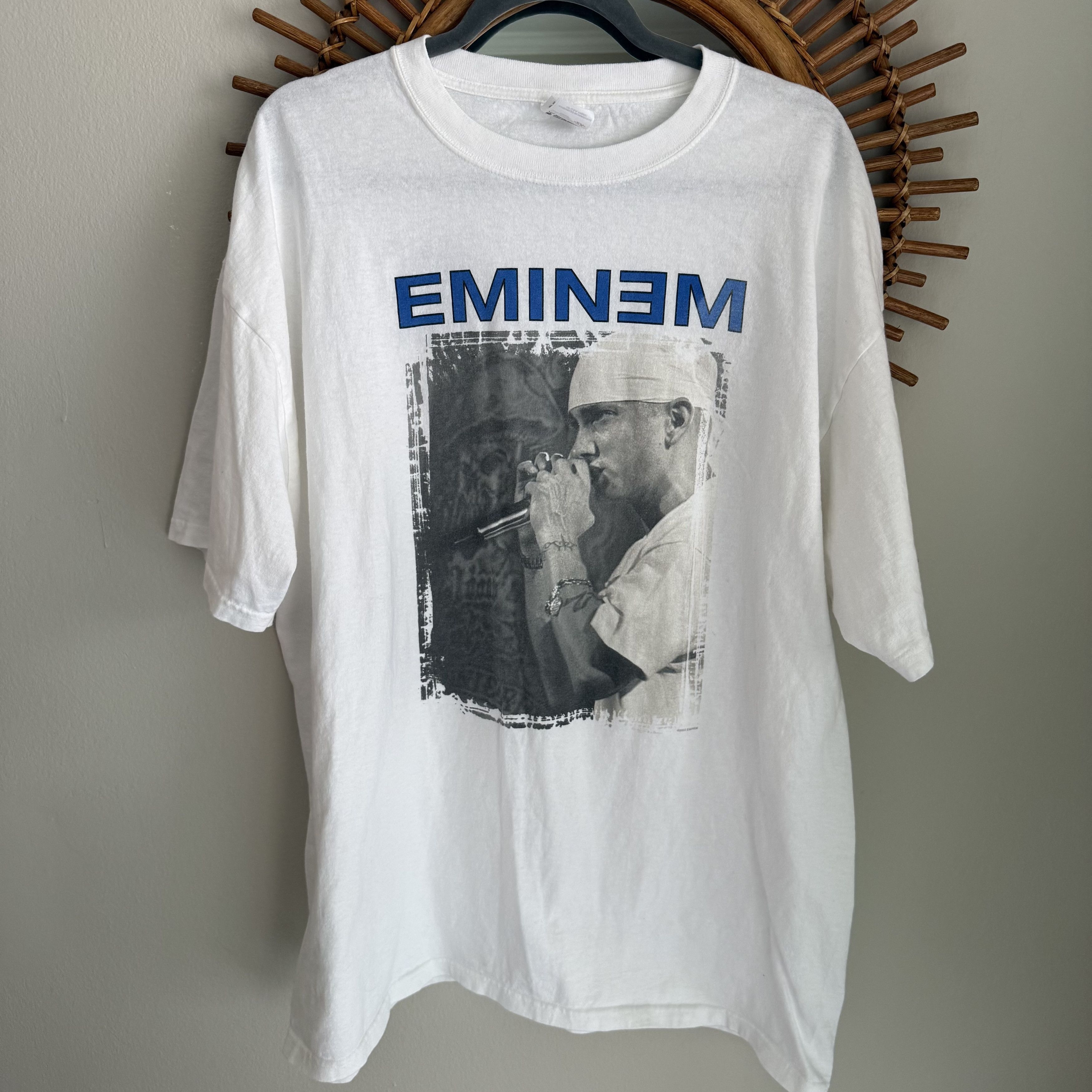 Anvil Vintage Eminem Sz 2X Concert T-shirt 2003 Shirt Short Sleeve Size US XXL / EU 58 / 5 - 1 Thumbnail