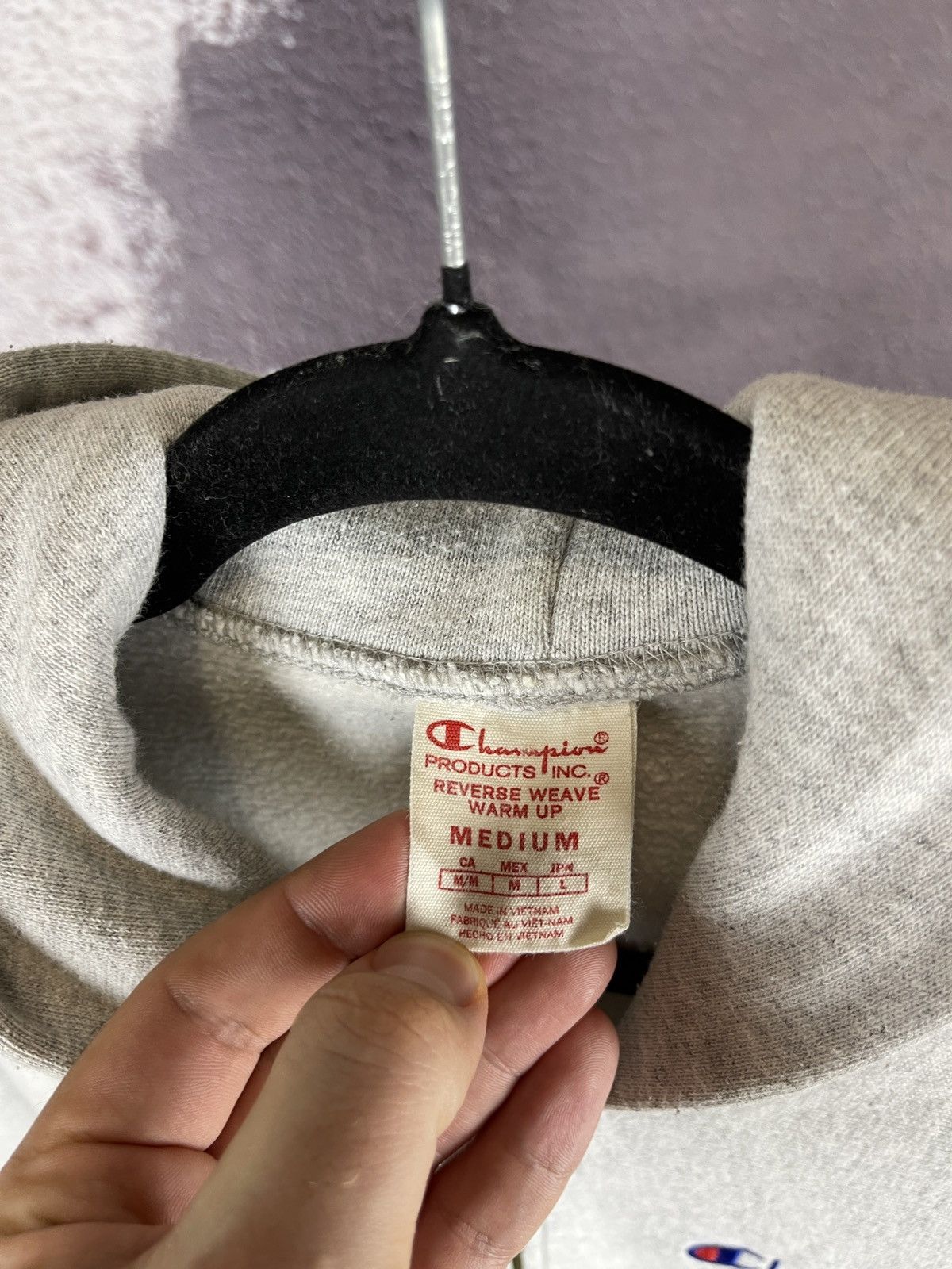 Champion Champion vintage vetements style hoodie embroidery logo Size US M / EU 48-50 / 2 - 7 Thumbnail