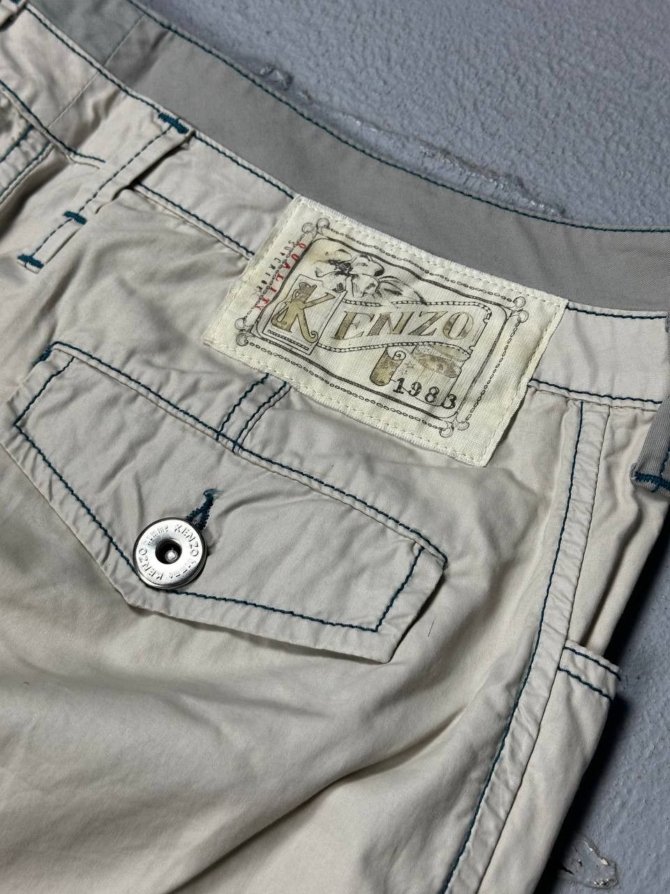 Kenzo Archive Kenzo Homme Engineered Arc Fit Baggy Pants Size US 34 / EU 50 - 8 Thumbnail