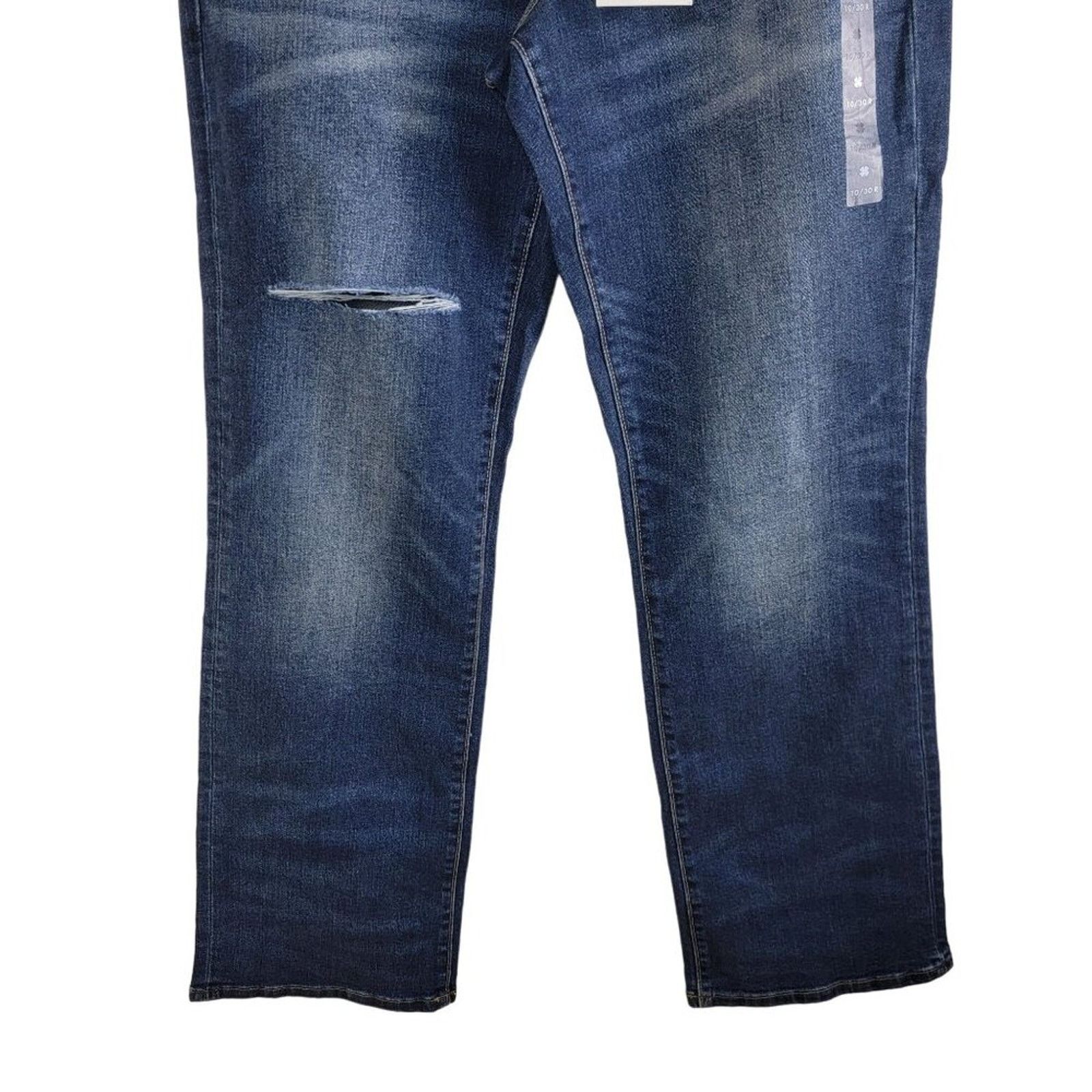 Lucky Brand Lucky Brand Womens Easy Rider Bootcut Jeans Blue Distressed Size 30" / US 8 / IT 44 - 12 Thumbnail