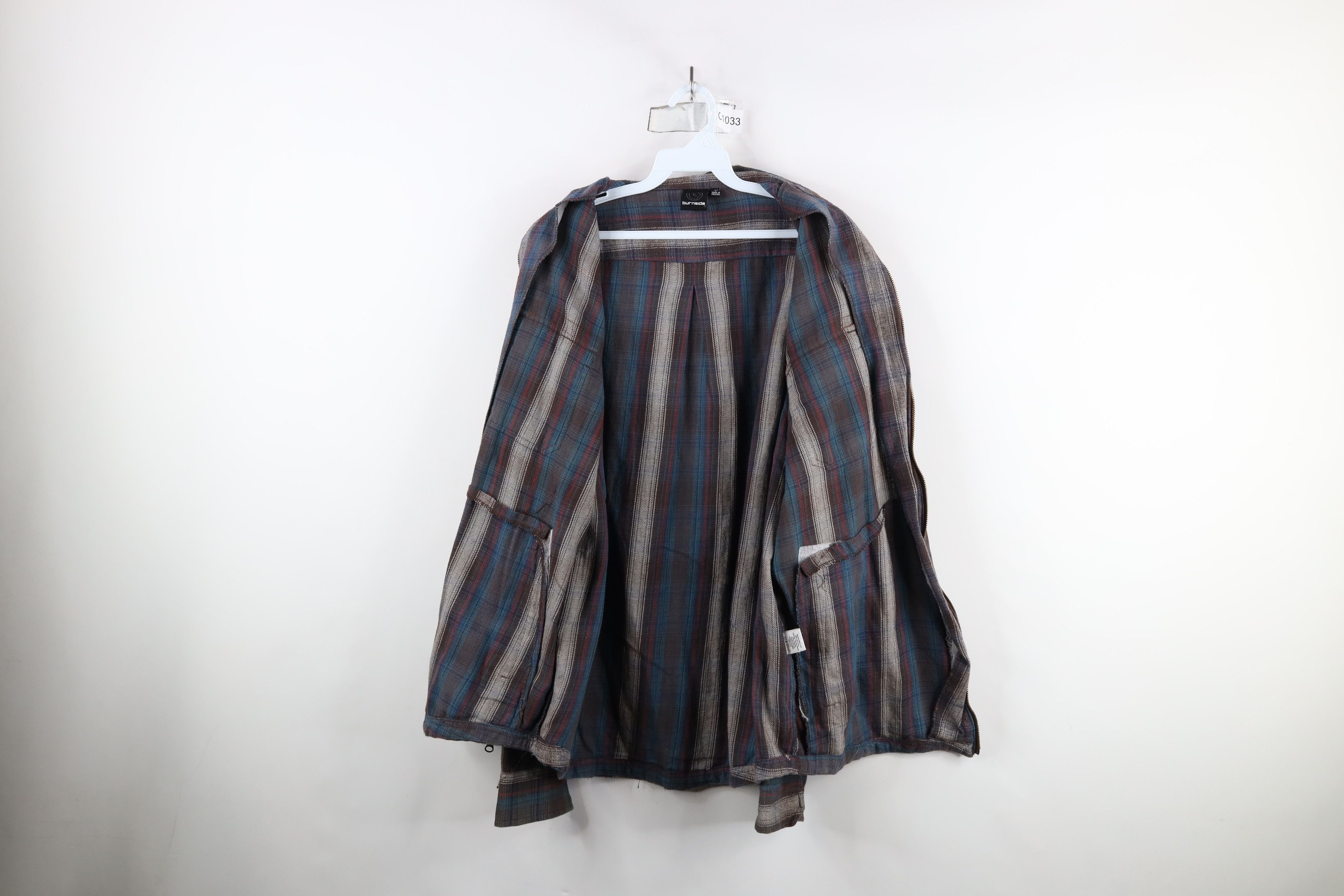 Vintage Vintage 90s Y2K Burnside Surfing Full Zip Shirt Jacket Size US L / EU 52-54 / 3 - 10 Thumbnail