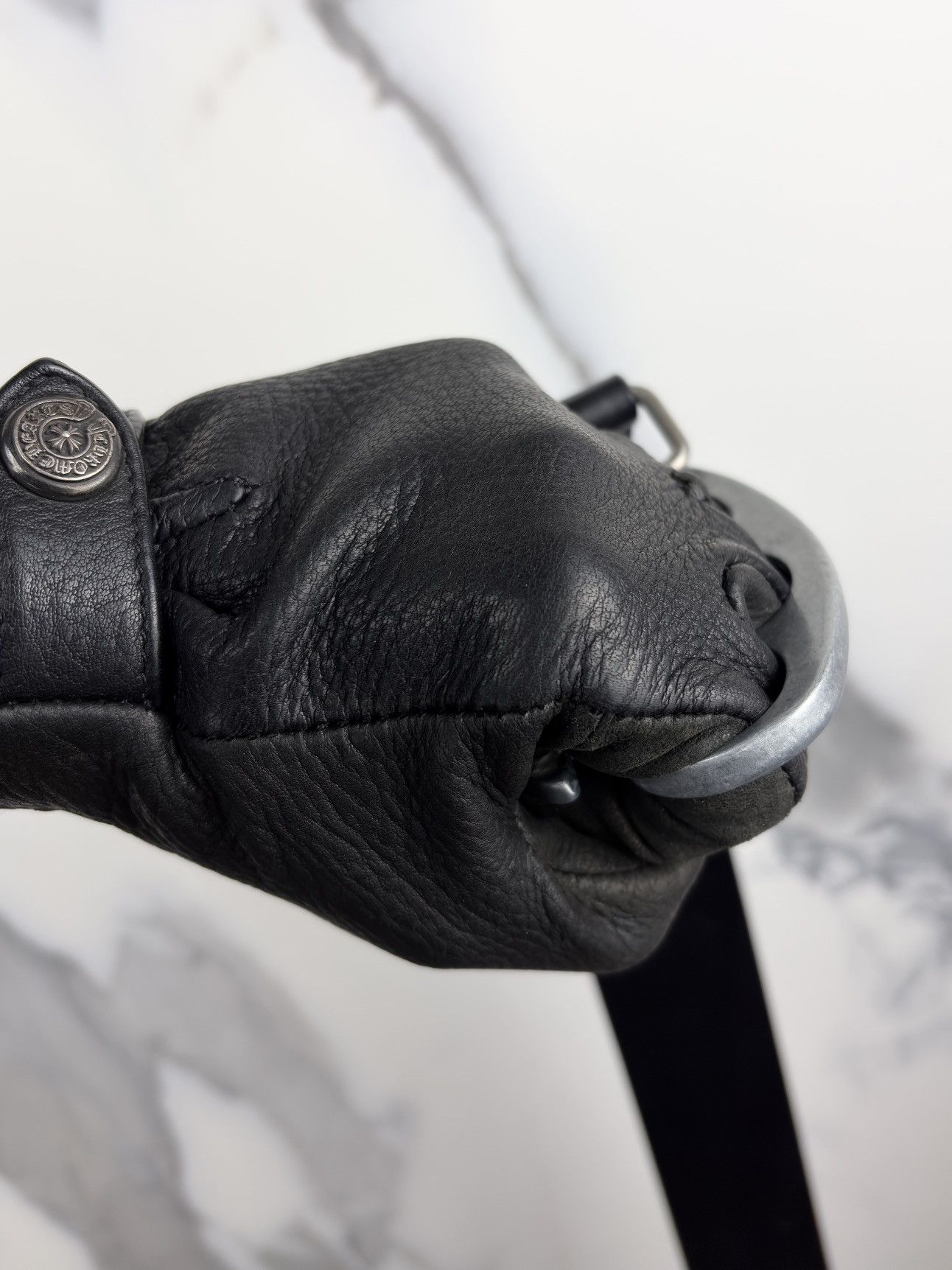 Maison Margiela AW07 Maison Margiela Brass Knuckle Duster Leather Belt Size ONE SIZE - 2 Thumbnail