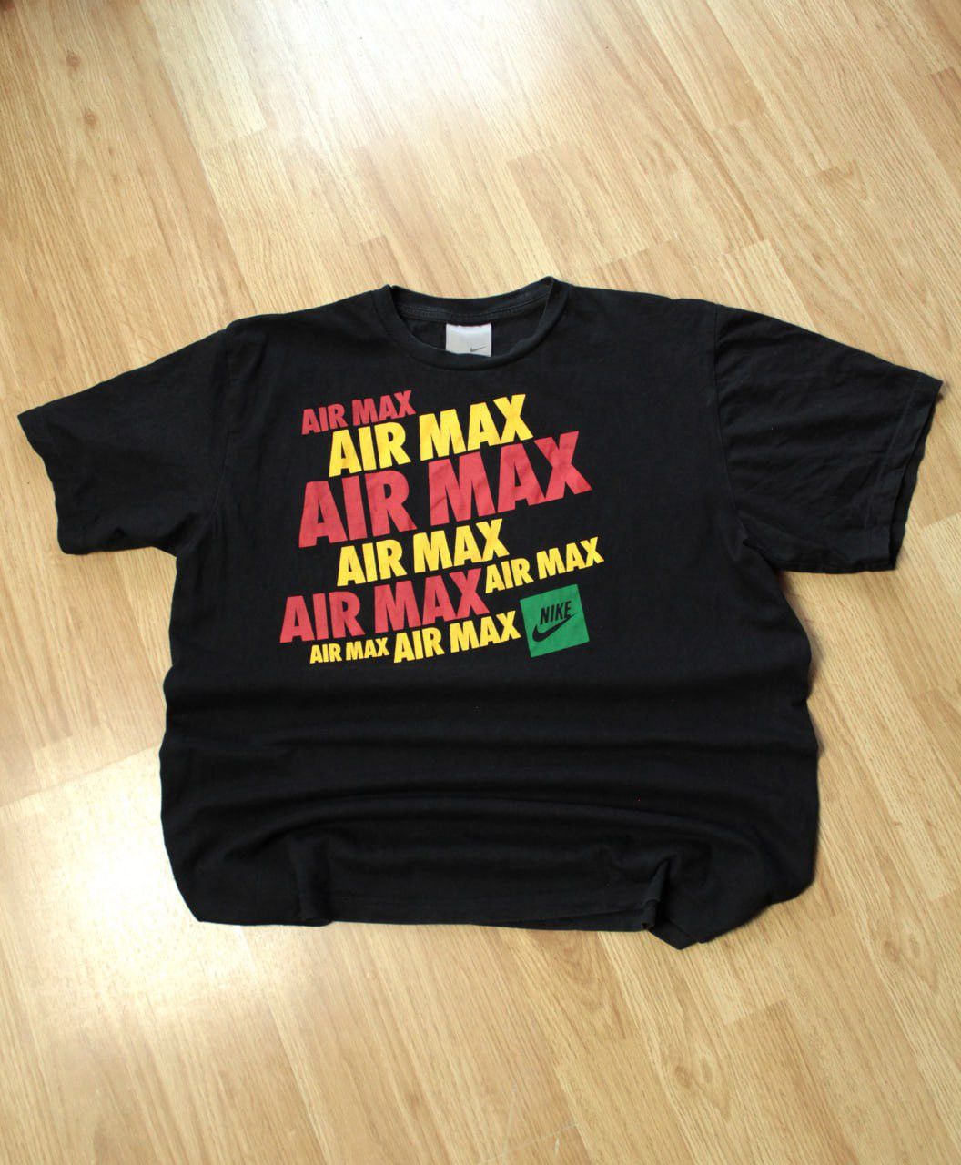 Nike 🔥 90s Nike Air Max Swoosh Vintage Logo T Shirt Court TN Y2K Size US M / EU 48-50 / 2 - 1 Thumbnail