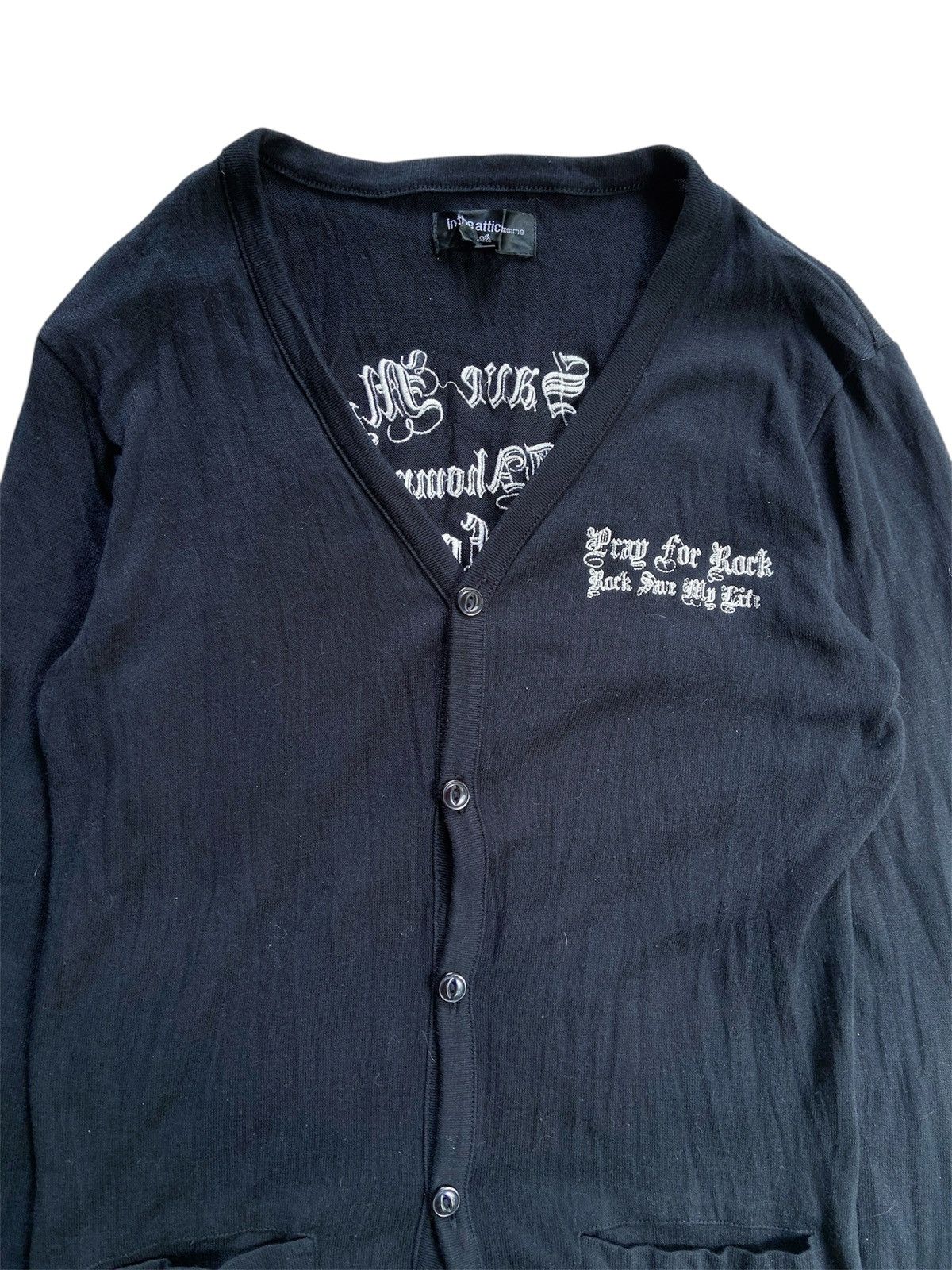 In The Attic 🇯🇵IN THE ATTIC ROCK SAVE MY LIVE KNITWEAR Size US M / EU 48-50 / 2 - 4 Thumbnail