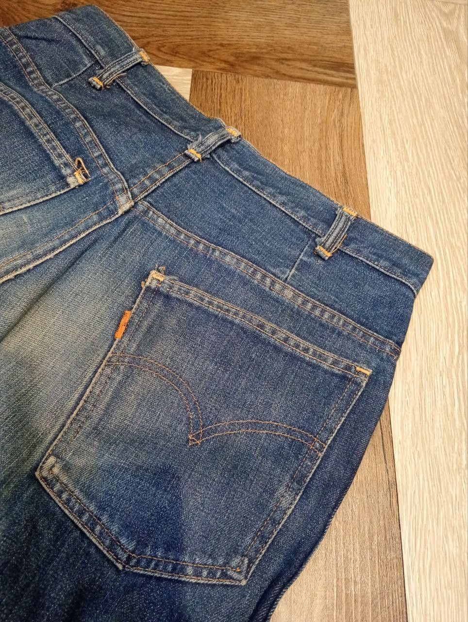 Levi's Vintage Clothing VINTAGE LEVI'S CAPITAL E ORANGE TAG BLUE DENIM PANTS Size US 31 - 21 Thumbnail