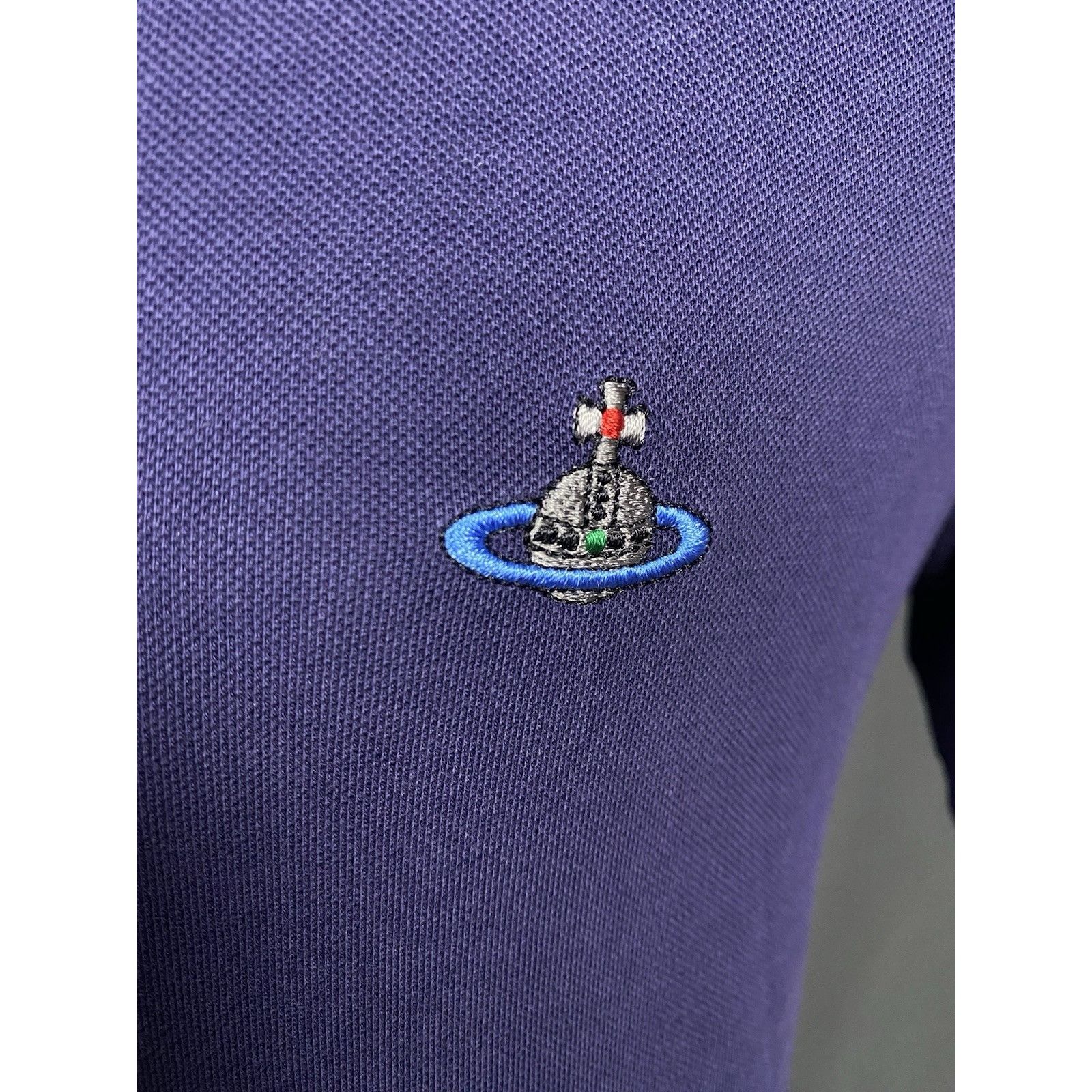 Vivienne Westwood Vivienne Westwwood Small Logo Men's Blue Green Polo T-Shirt Size US XL / EU 56 / 4 - 8 Thumbnail
