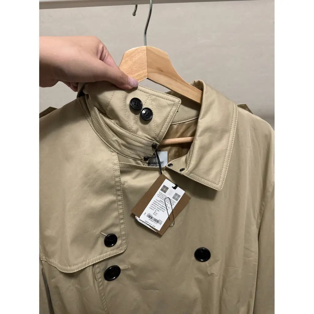 Burberry o1w1db10824 Wool Trench Coat in Stone Size US S / EU 44-46 / 1 - 3 Thumbnail