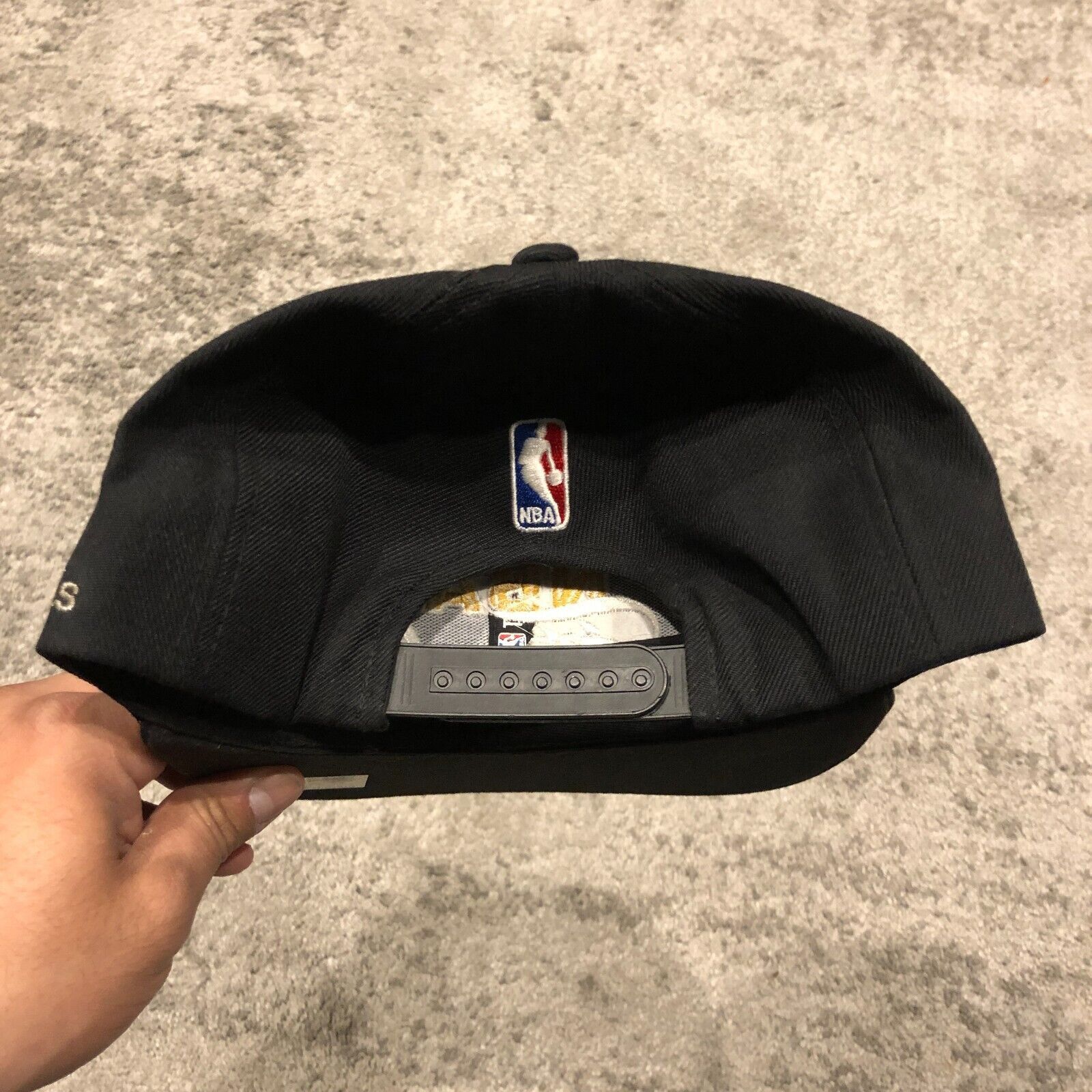 Adidas 2017 Adidas Golden State Warriors NBA Finals Black Snapback Size ONE SIZE - 4 Thumbnail