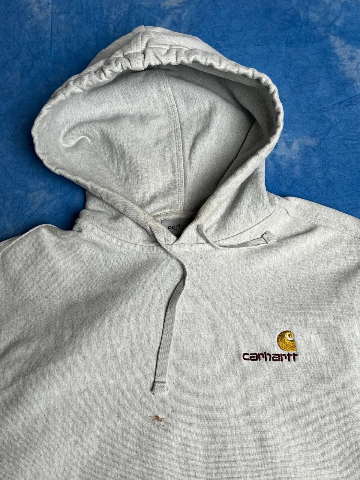 Carhartt Wip Carhartt Hooded American Script Sweat Distressed Workwear Size US S / EU 44-46 / 1 - 3 Thumbnail